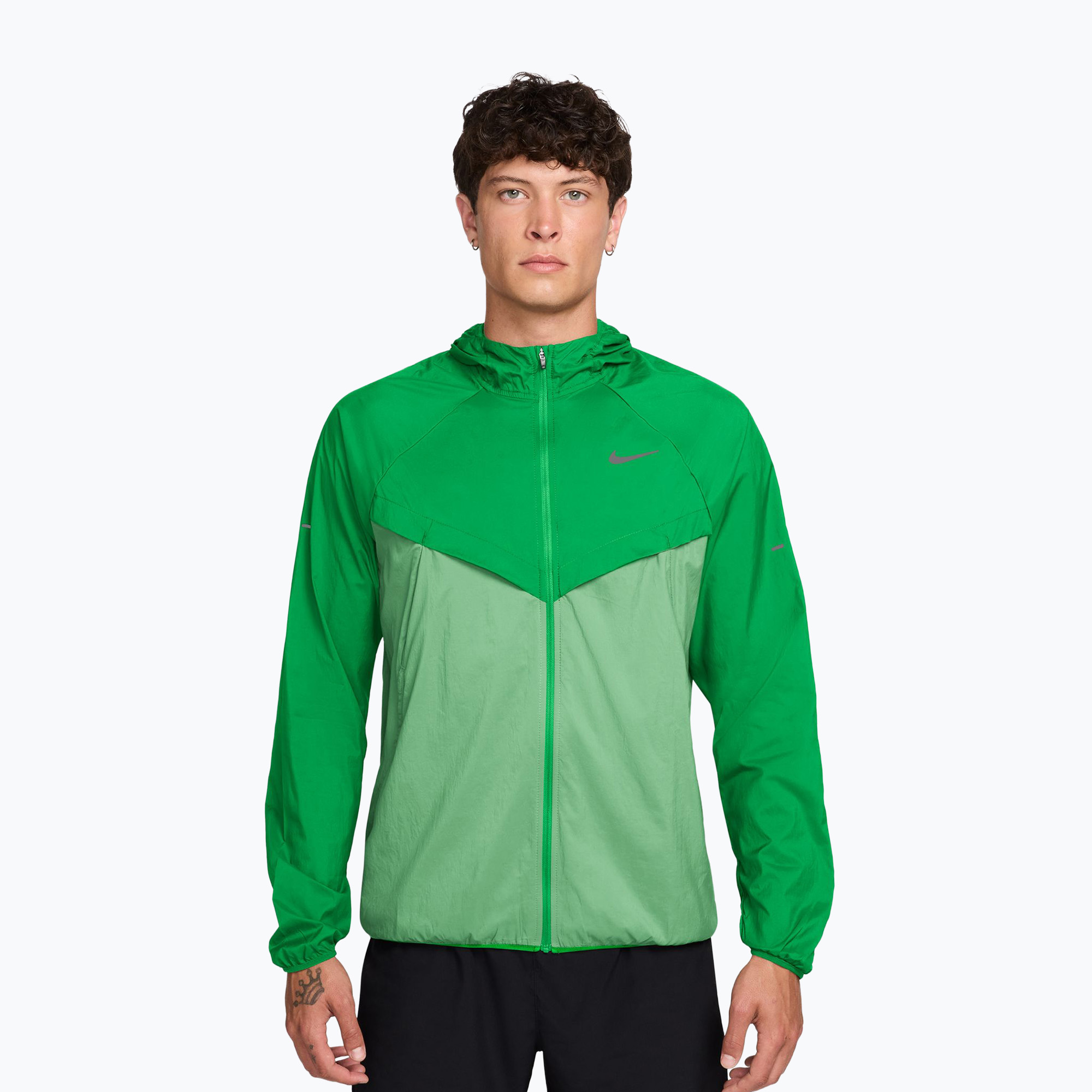 Kurtka do biegania męska Nike Stride green spark 