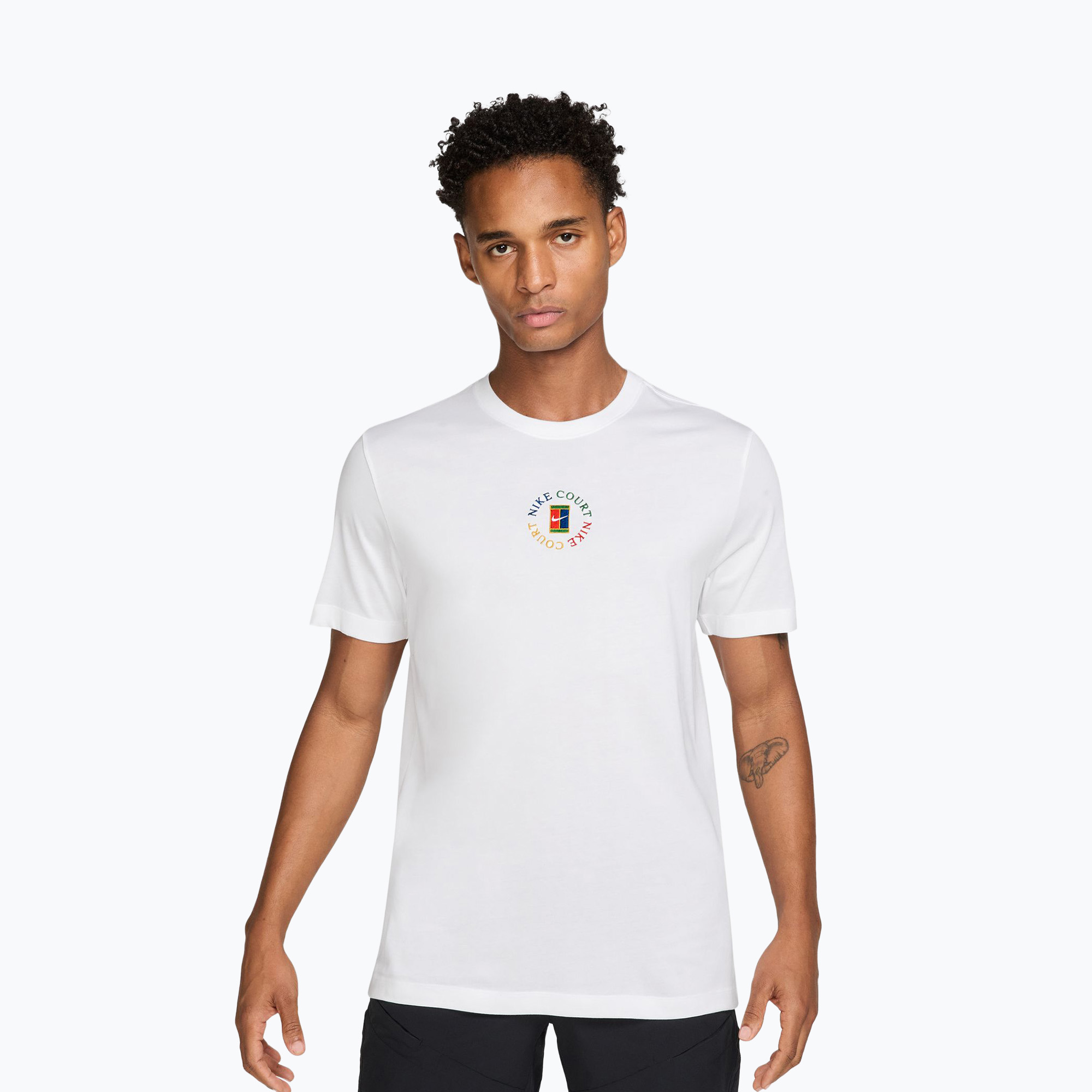 Tricou polo Nike Court Dri-Fit White