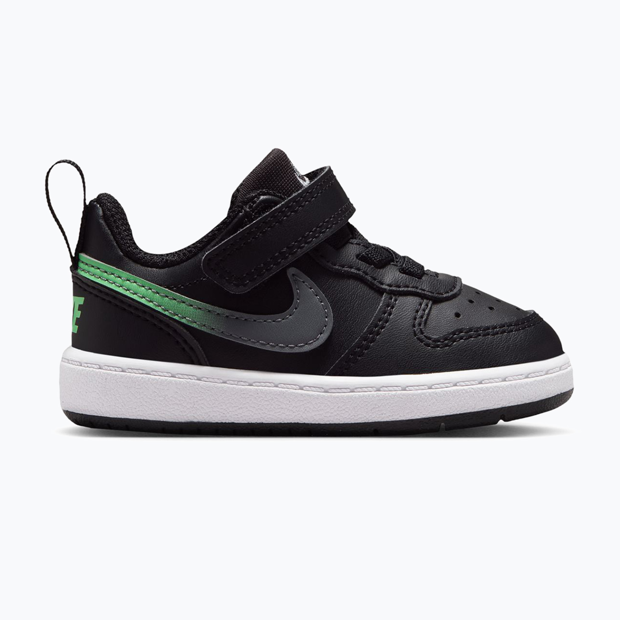 Buty dziecięce Nike Court Borough Low black/smoke grey/white/illusion green 