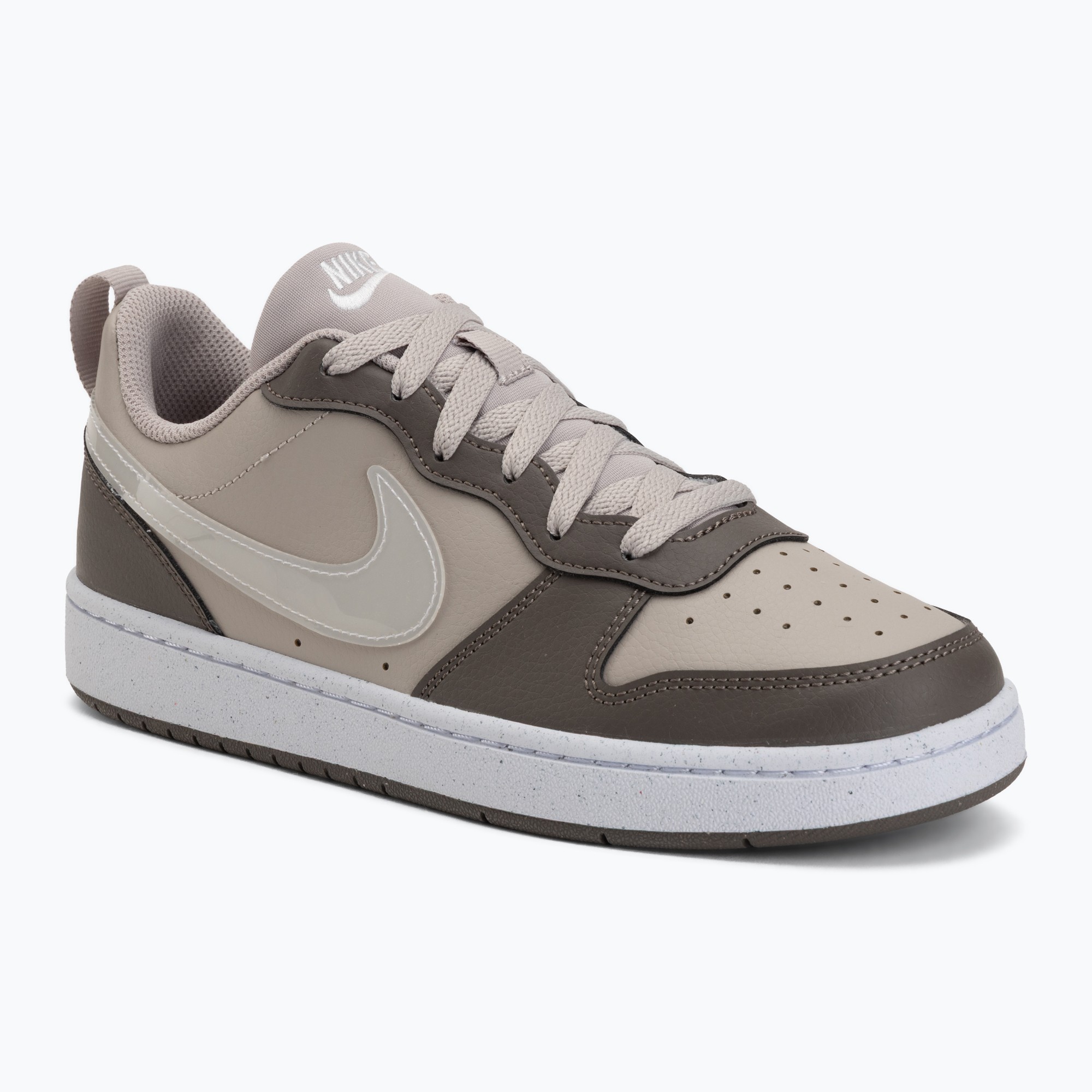 Nike Court Borough Low Schuhe moon particle/cave stone/weiß/weiß