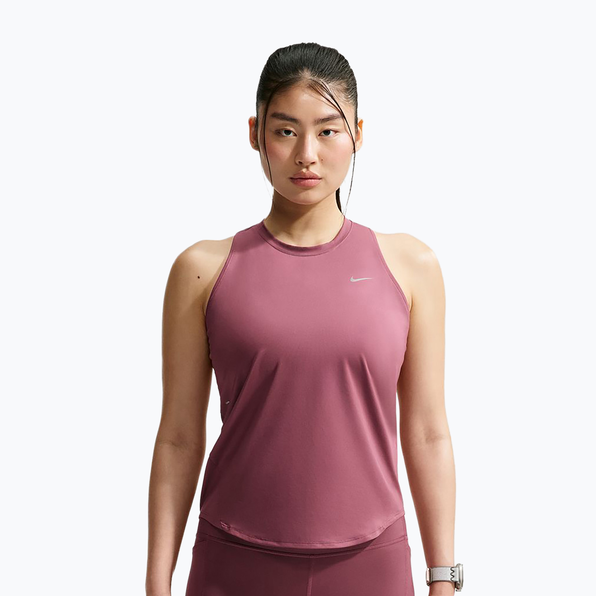 Koszulka do biegania damska Nike Swift Dri-Fit Tank Top pink smoke 