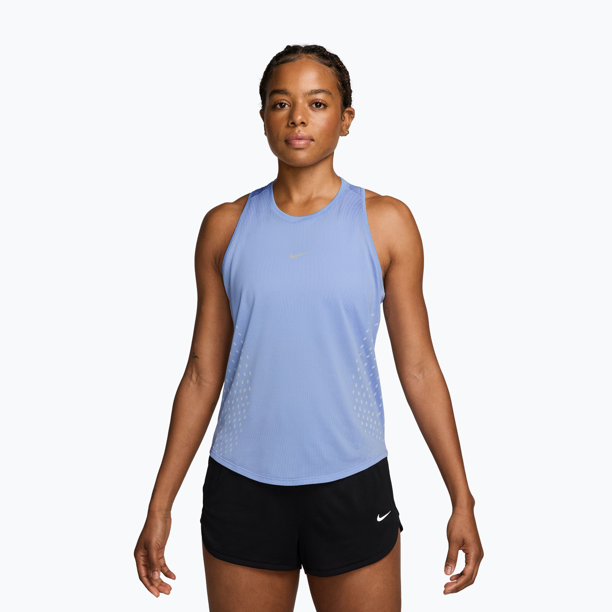 Tricou de alergare pentru femei Nike Swift Aero-Fit Tank Top aluminum/pure platinum
