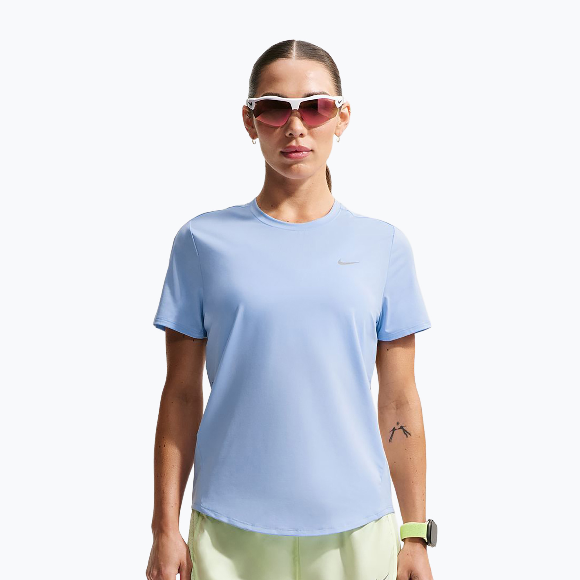 Koszulka do biegania damska Nike Swift Dri-Fit aluminum 