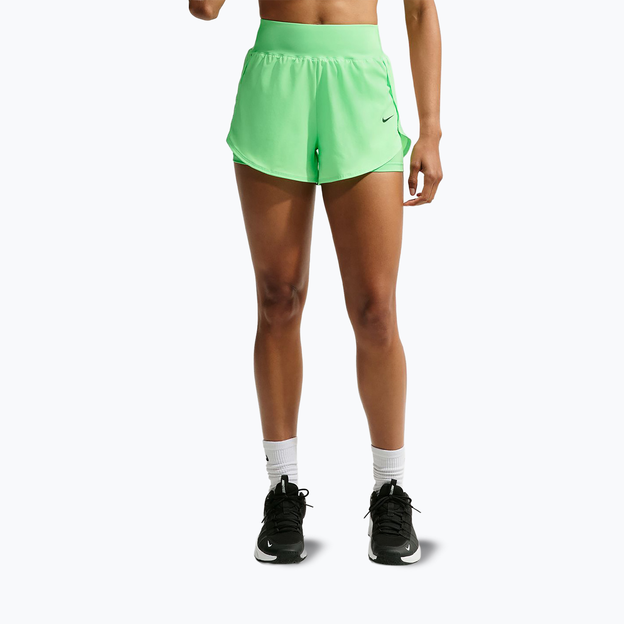 Дамски тренировъчни шорти Nike Pro Sculpt illusion green/black