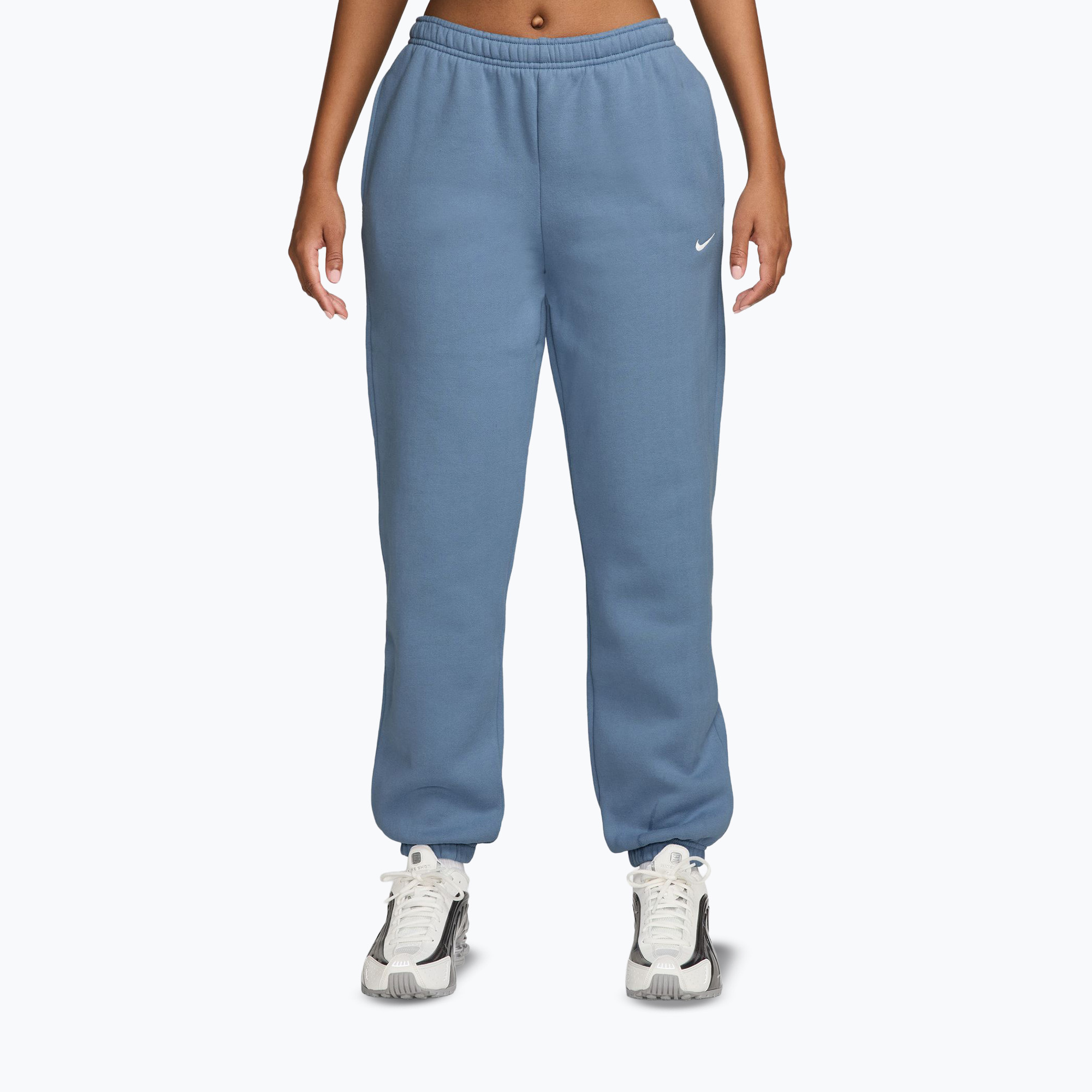 Spodnie damskie Nike Studio Fleece work blue/sail