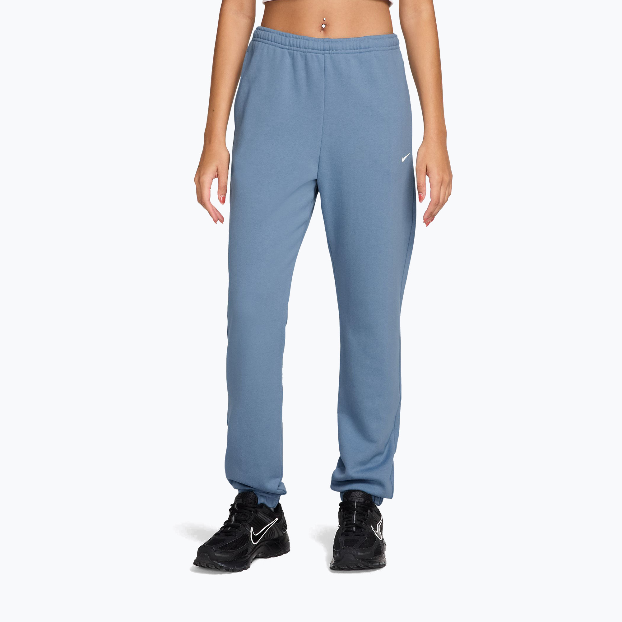 Dámske nohavice Nike Studio Fleece work blue/sail