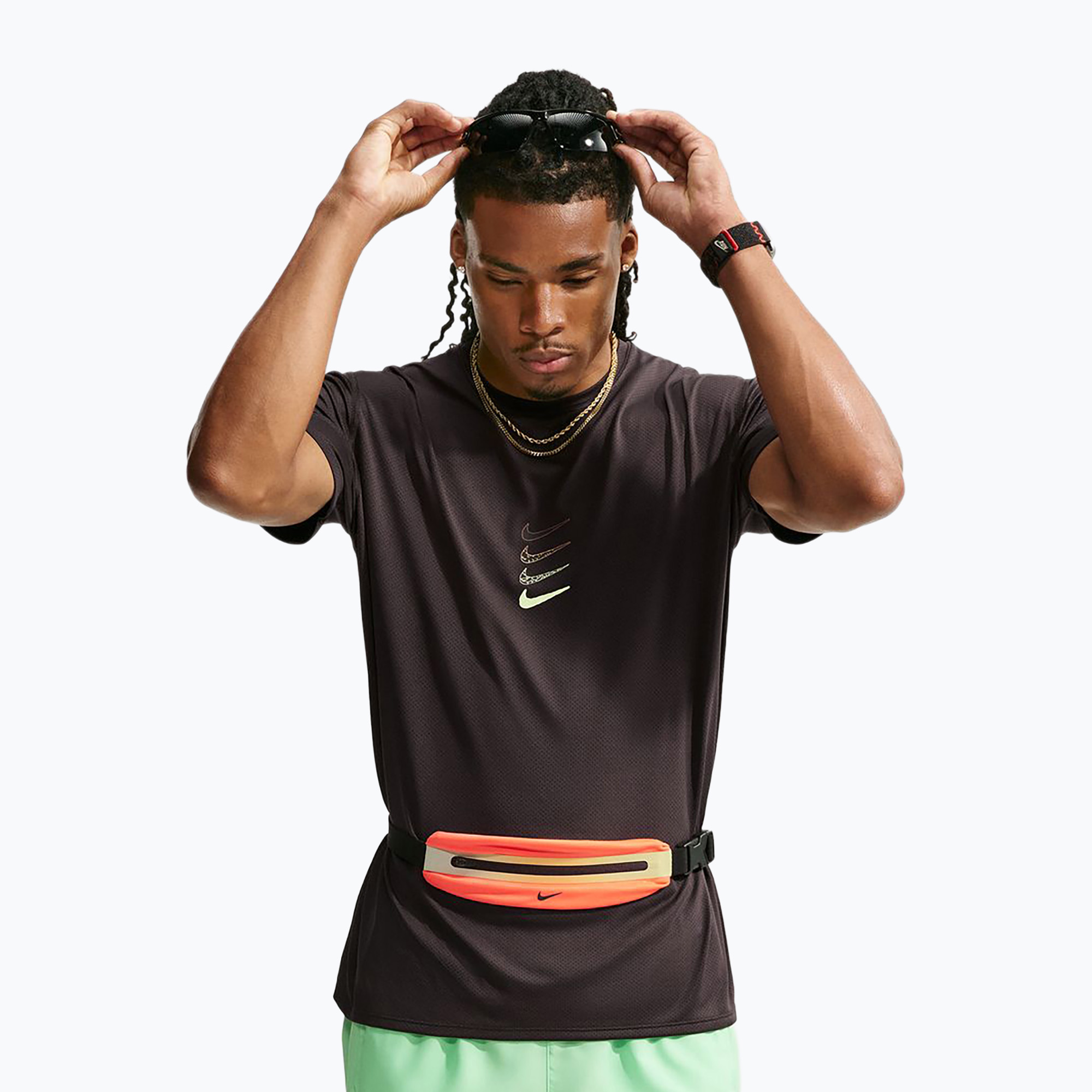 Koszulka do biegania męska Nike Dri-Fit Running Top tar