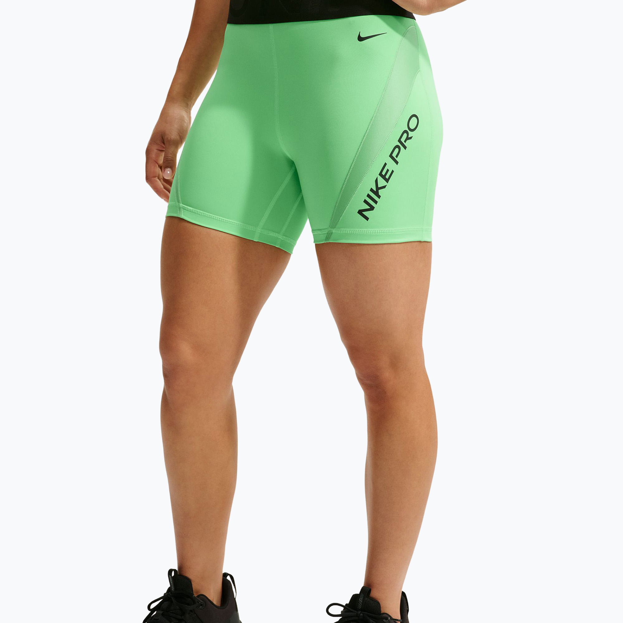 Дамски тренировъчни шорти Nike Pro Sculpt illusion green/cucumber calm/black/black