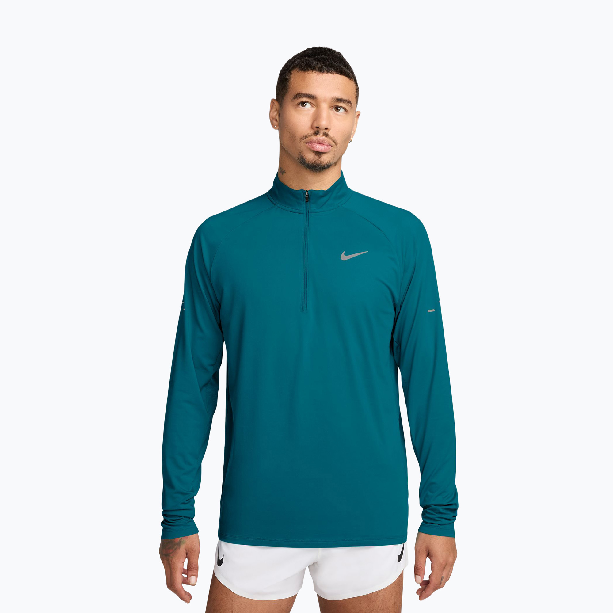 Мъжки суитшърт за бягане Nike Stride 1/4 Zip Dri-Fit bright spruce