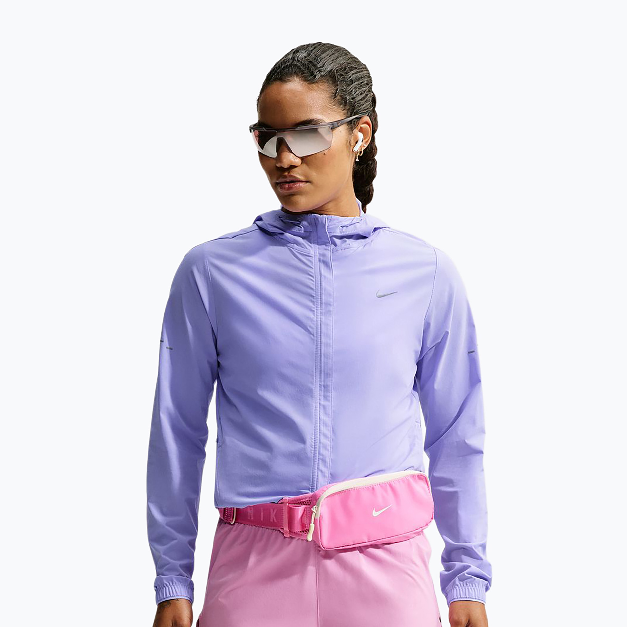 Дамско яке за бягане Nike Swift Repel Packable purple pulse