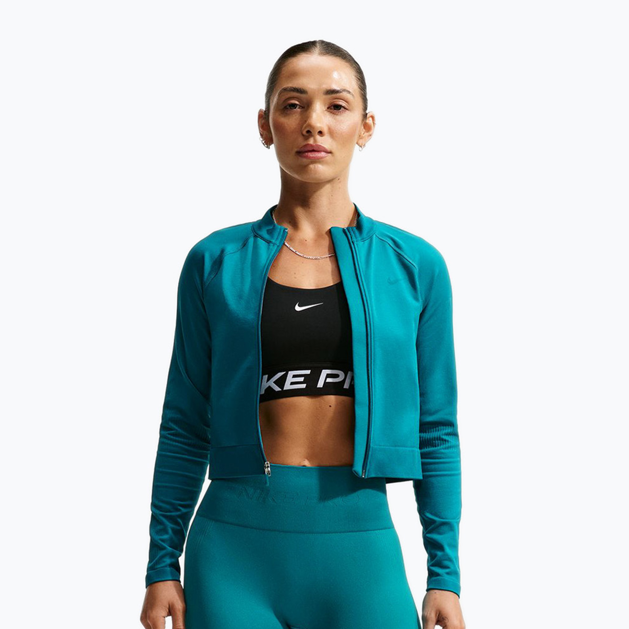 Дамски клин Nike Pro Seamless High-Waisted 7/8 bright spruce
