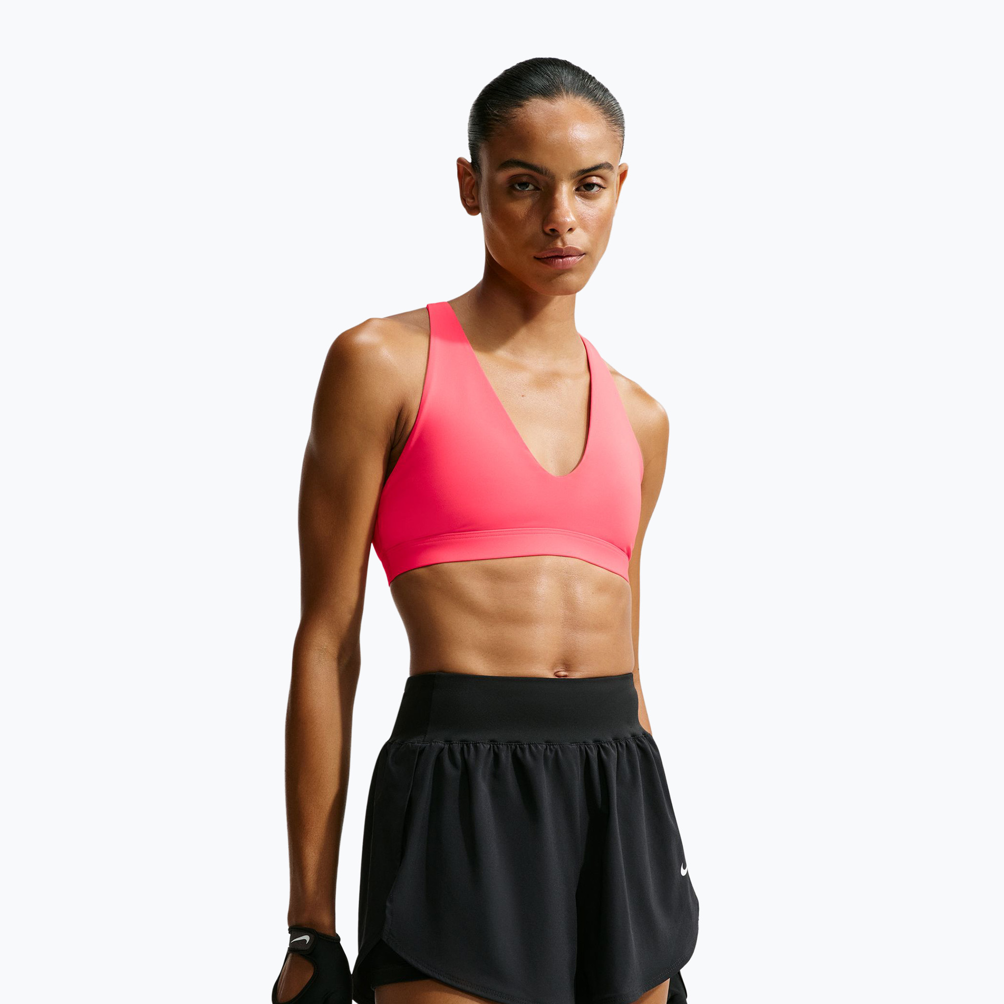 Спортен сутиен  Nike Indy Strappy laser crimson/black