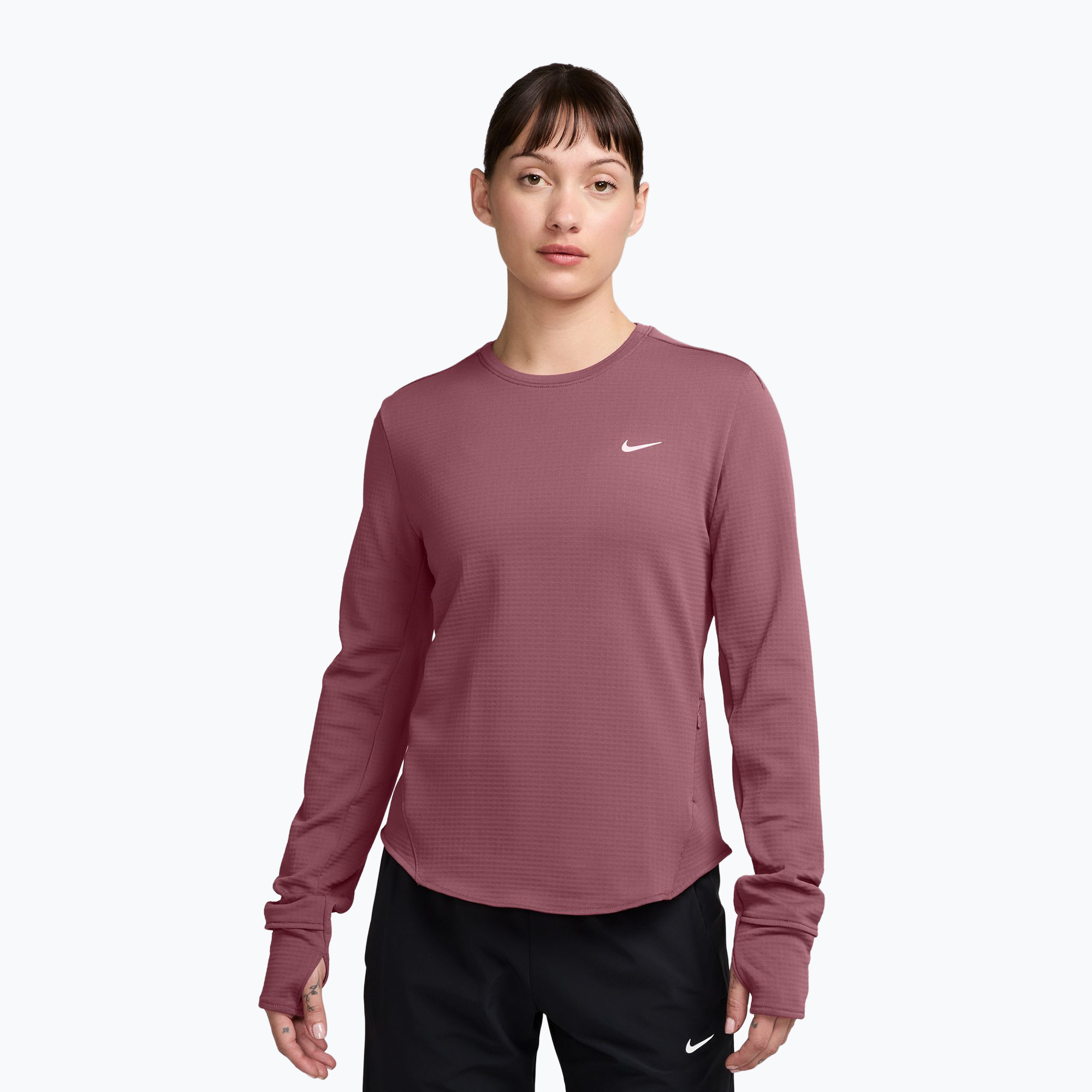 Дамски суитшърт за бягане Nike Swift pink smoke