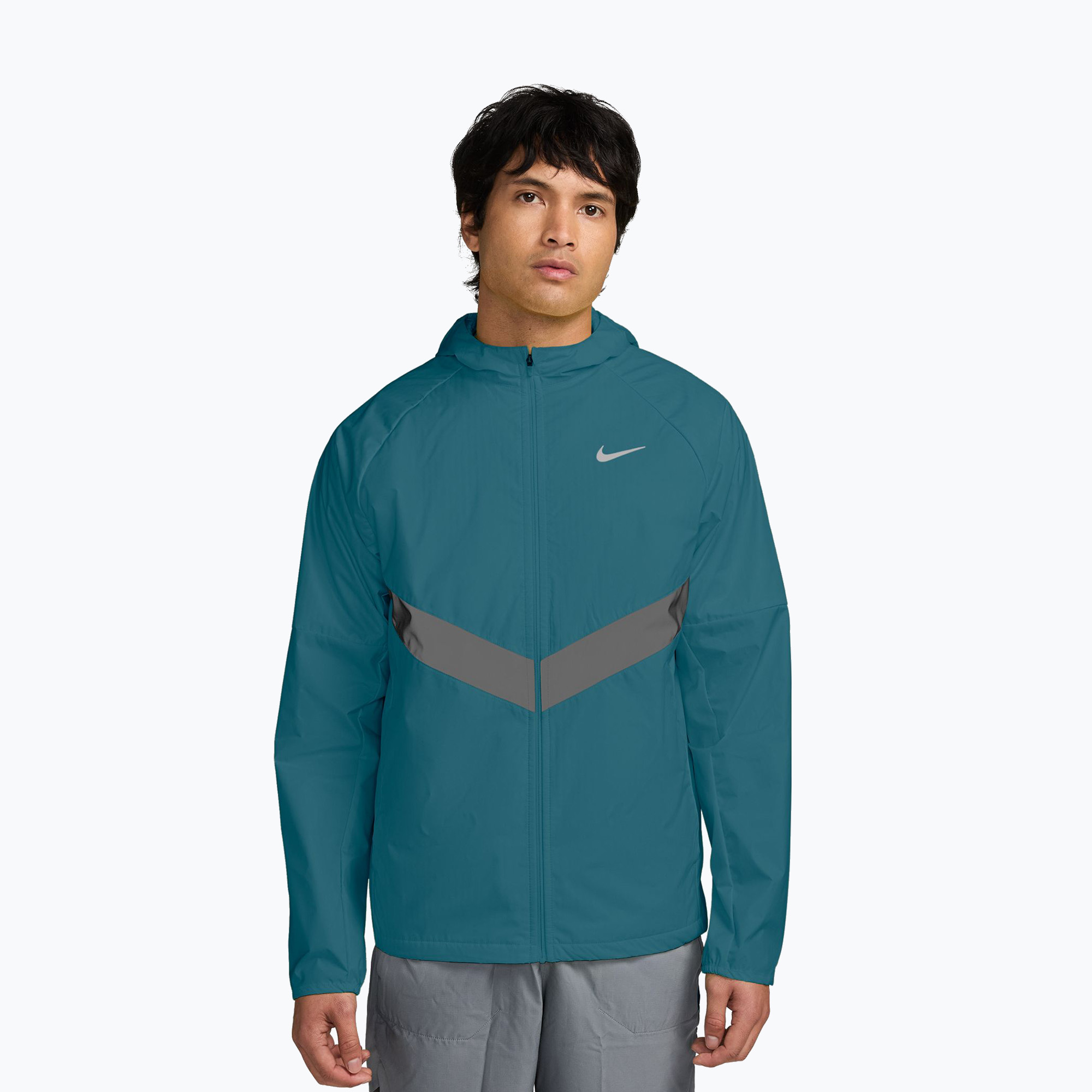 Мъжко яке за бягане Nike Miler Therma-Fit Repel Winterized bright spruce/black