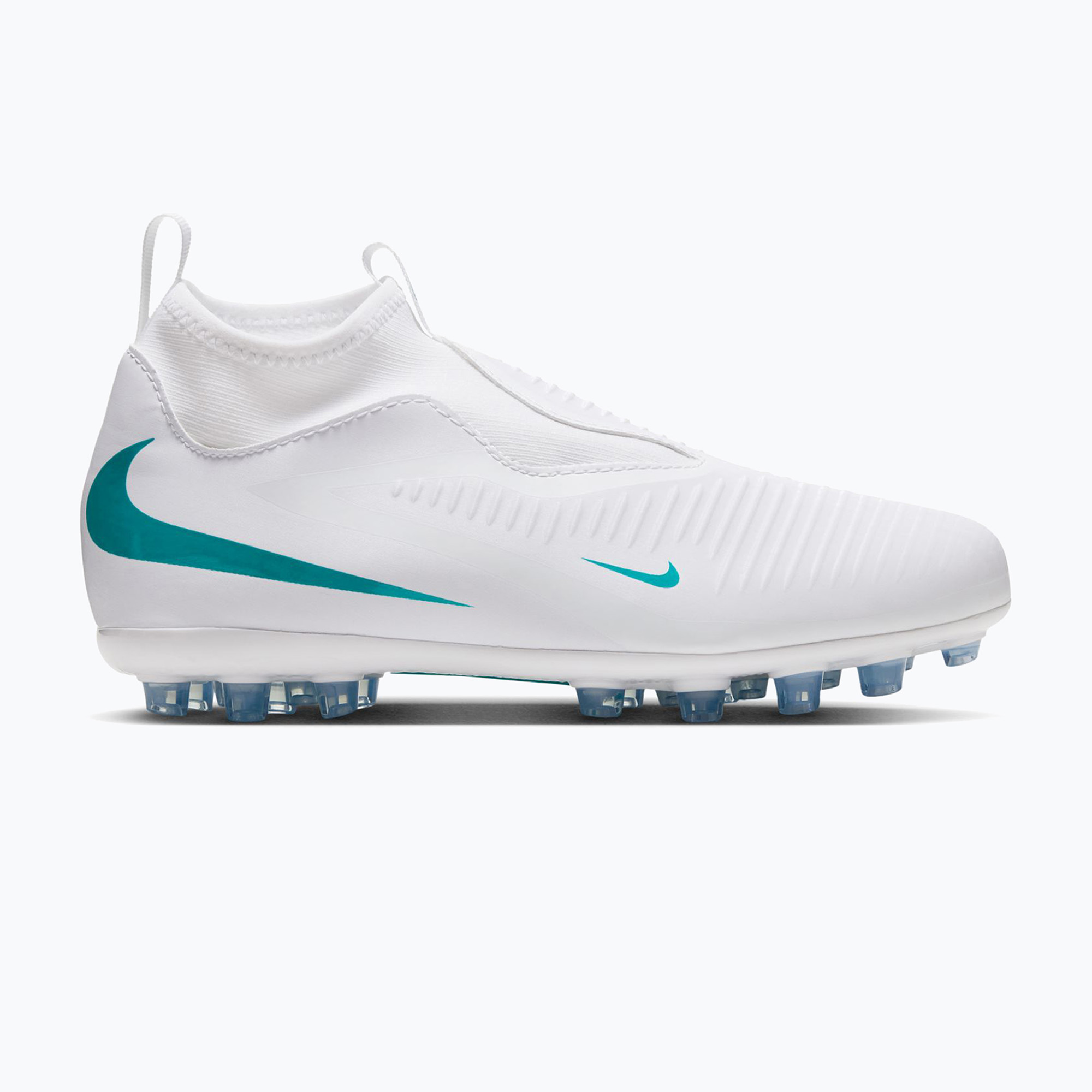 Детски футболни обувки Nike Phantom 6 High Academy AG white/white/dusty cactus