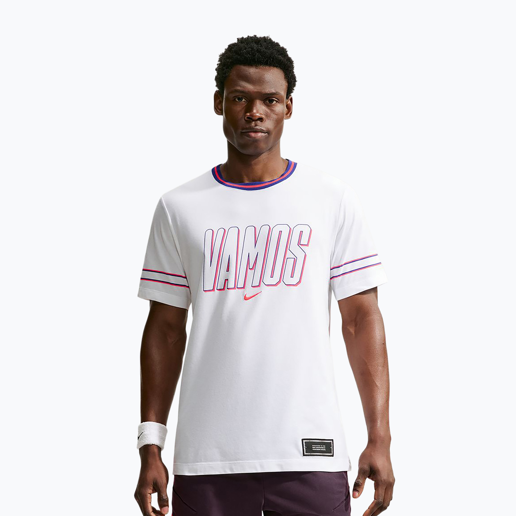Koszulka męska Nike Court Dri-FIT Cotton white