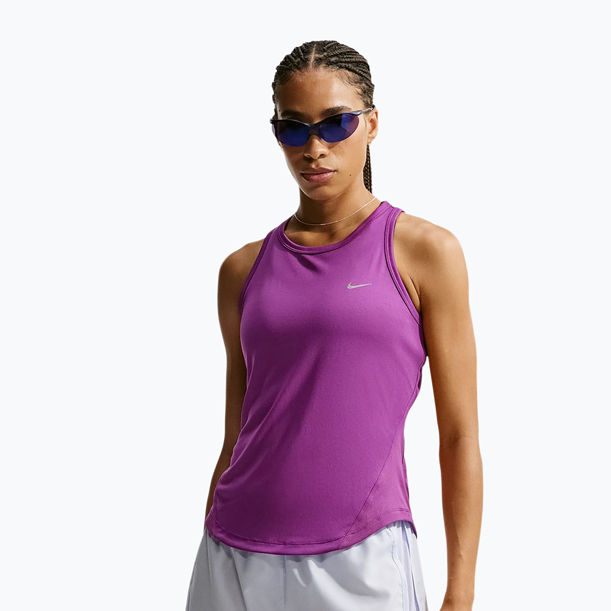 Дамска тениска за бягане Nike Tempo Dri-Fit Tank Top bold berry