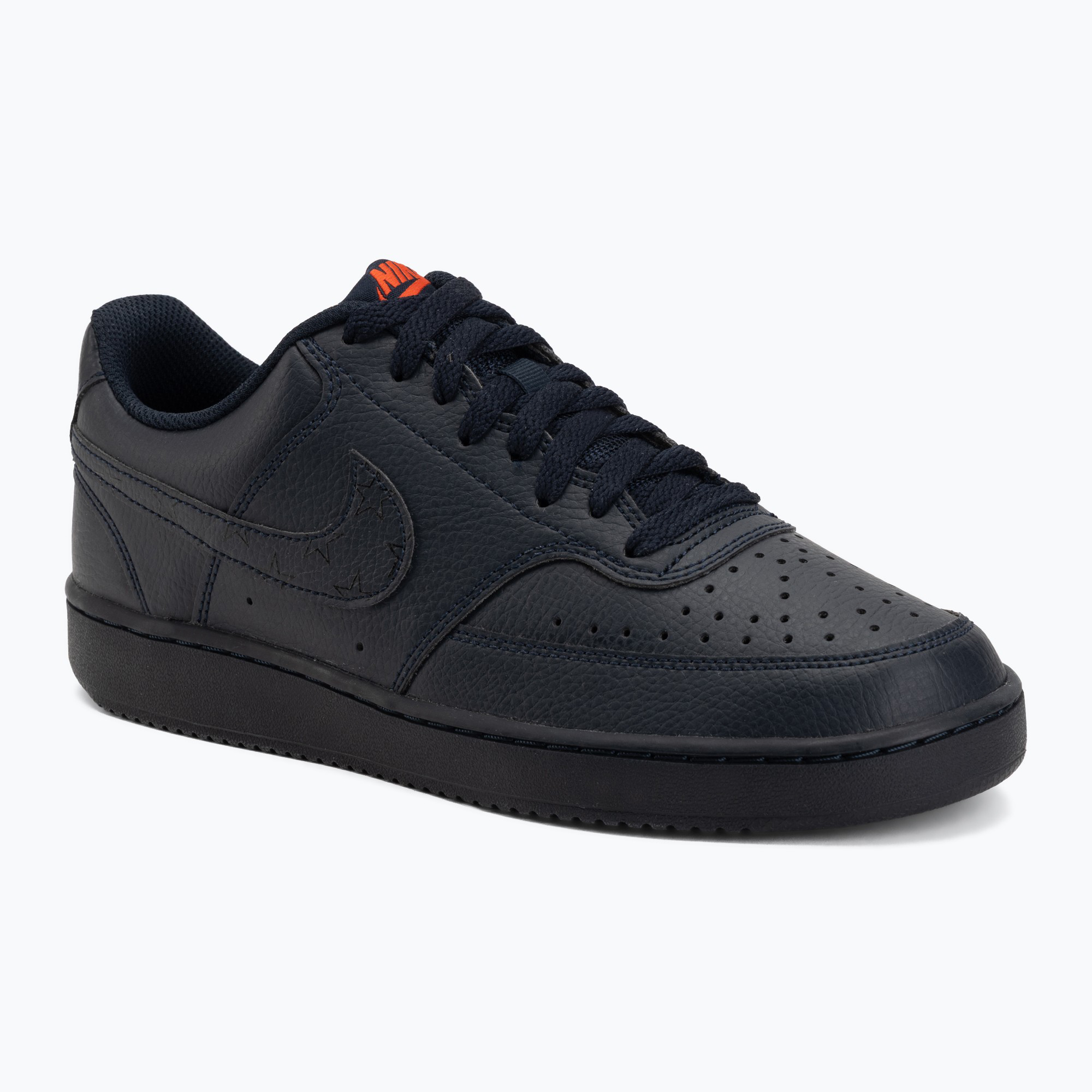 Buty męskie Nike Court Vision Low Next Nature dark obsidian/picante red/dark obsidian