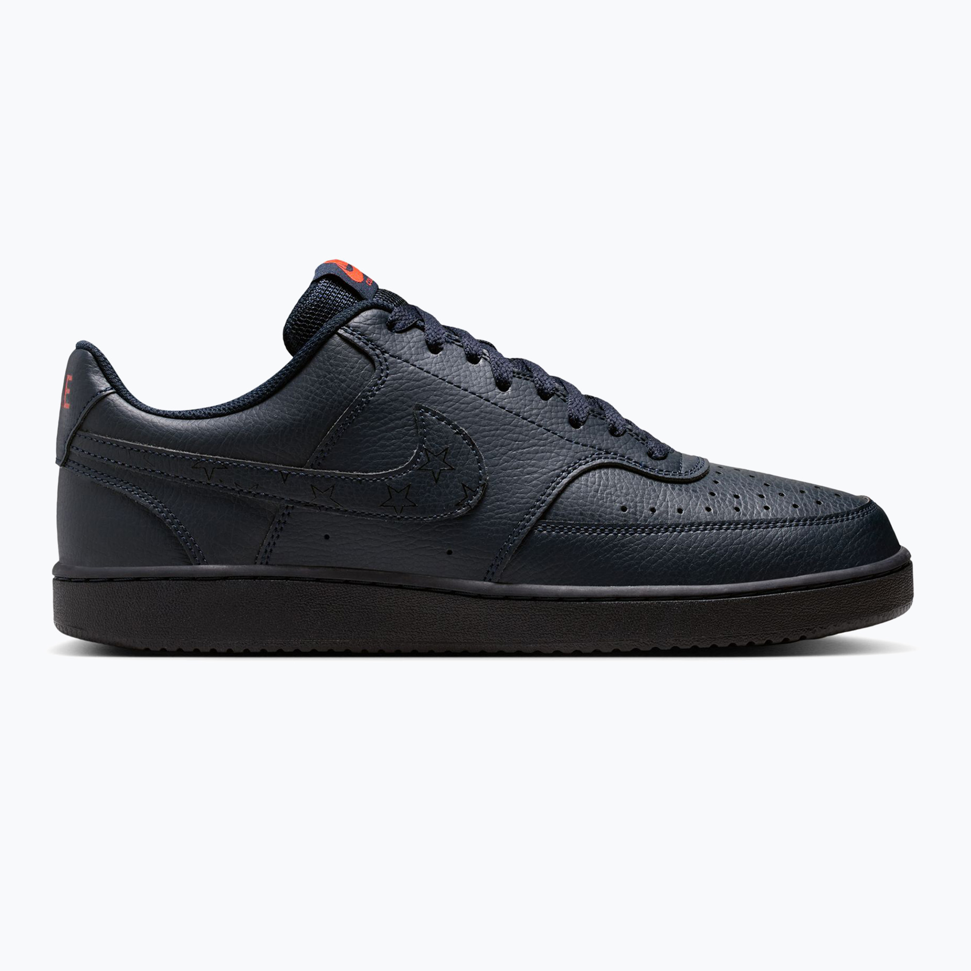 Buty męskie Nike Court Vision Low Next Nature dark obsidian/picante red/dark obsidian 