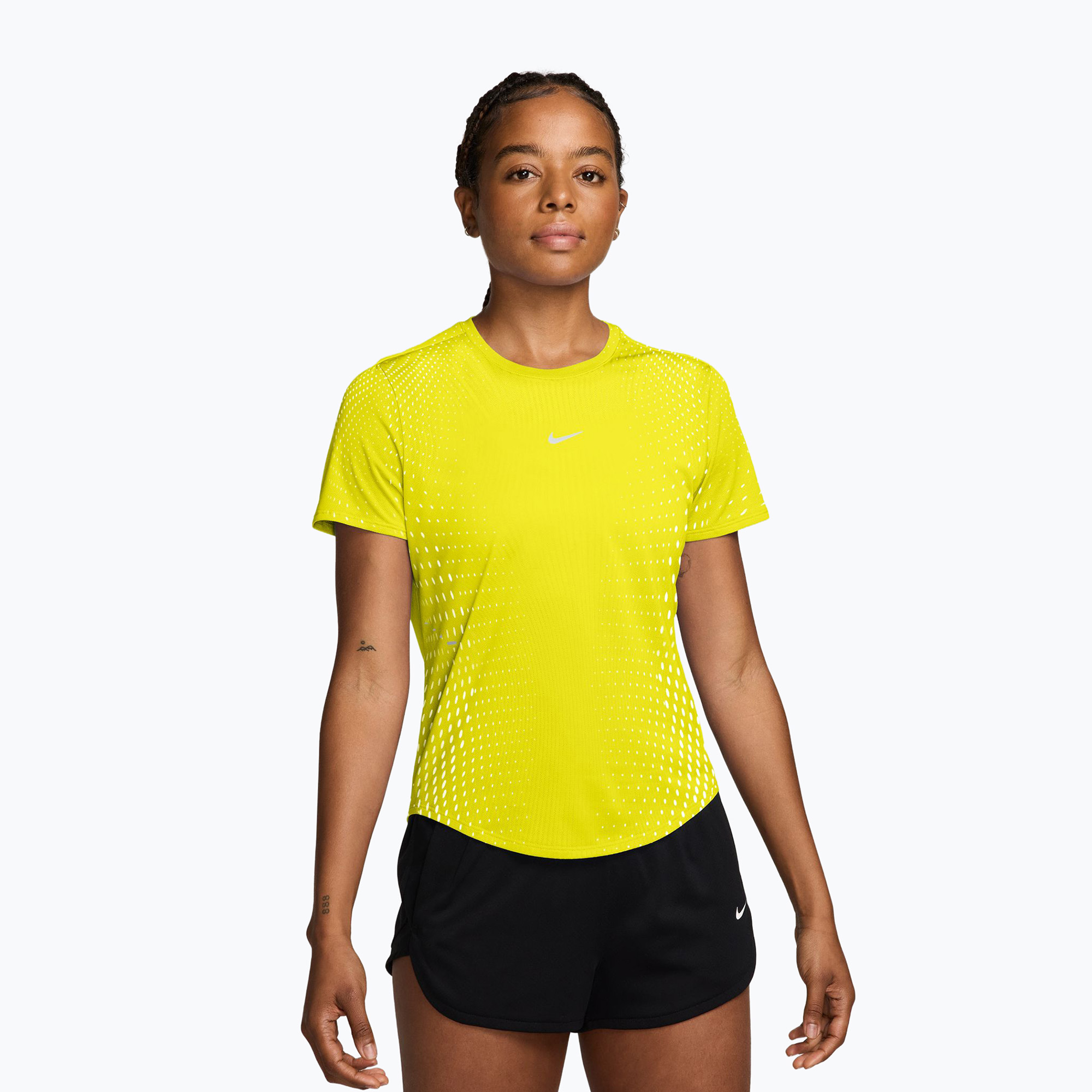 Дамска тениска за бягане Nike Swift Aero-FIT lemon venom/white