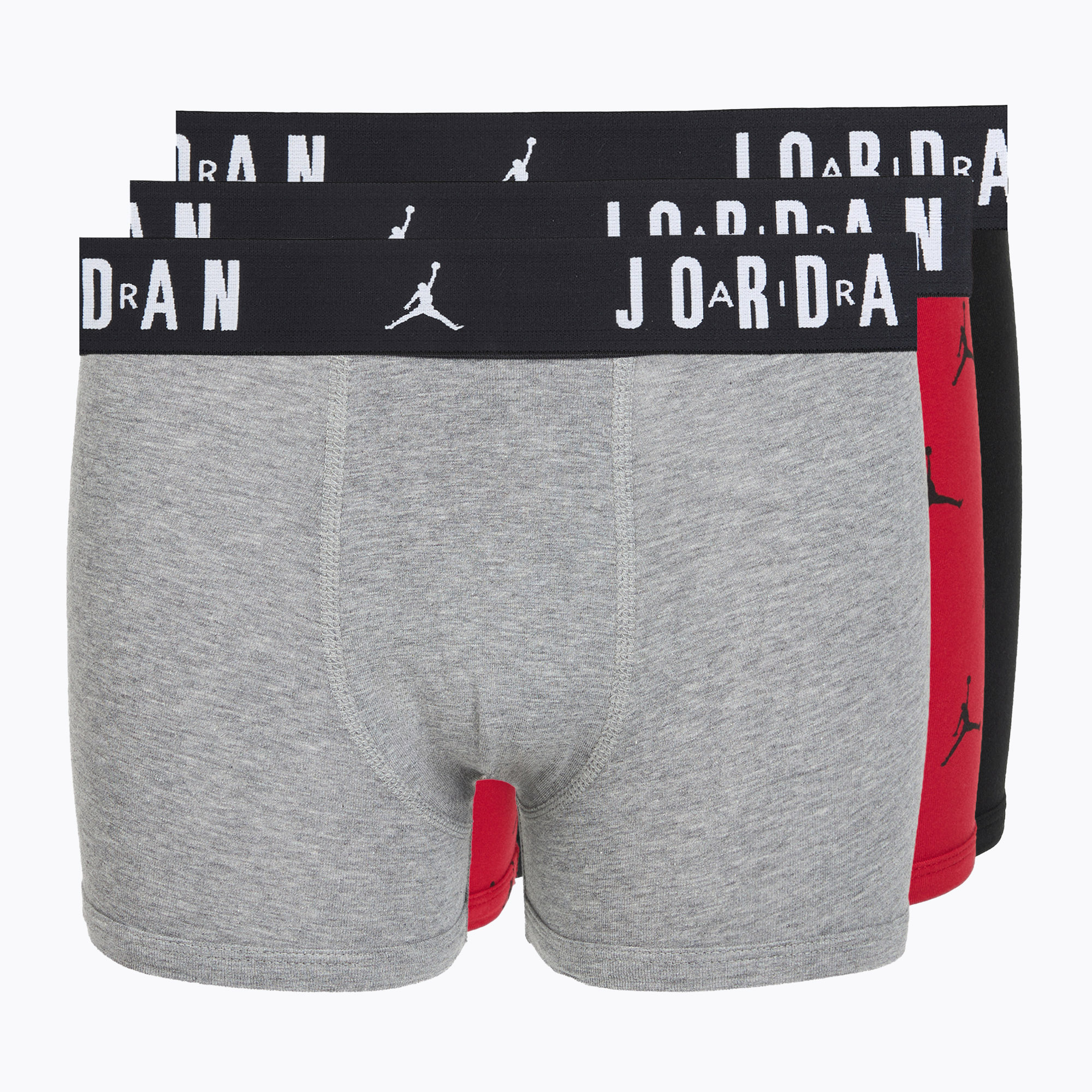 Bokserki dziecięce Nike Jordan JHB Flight Cotton Essential 3 pary gym red