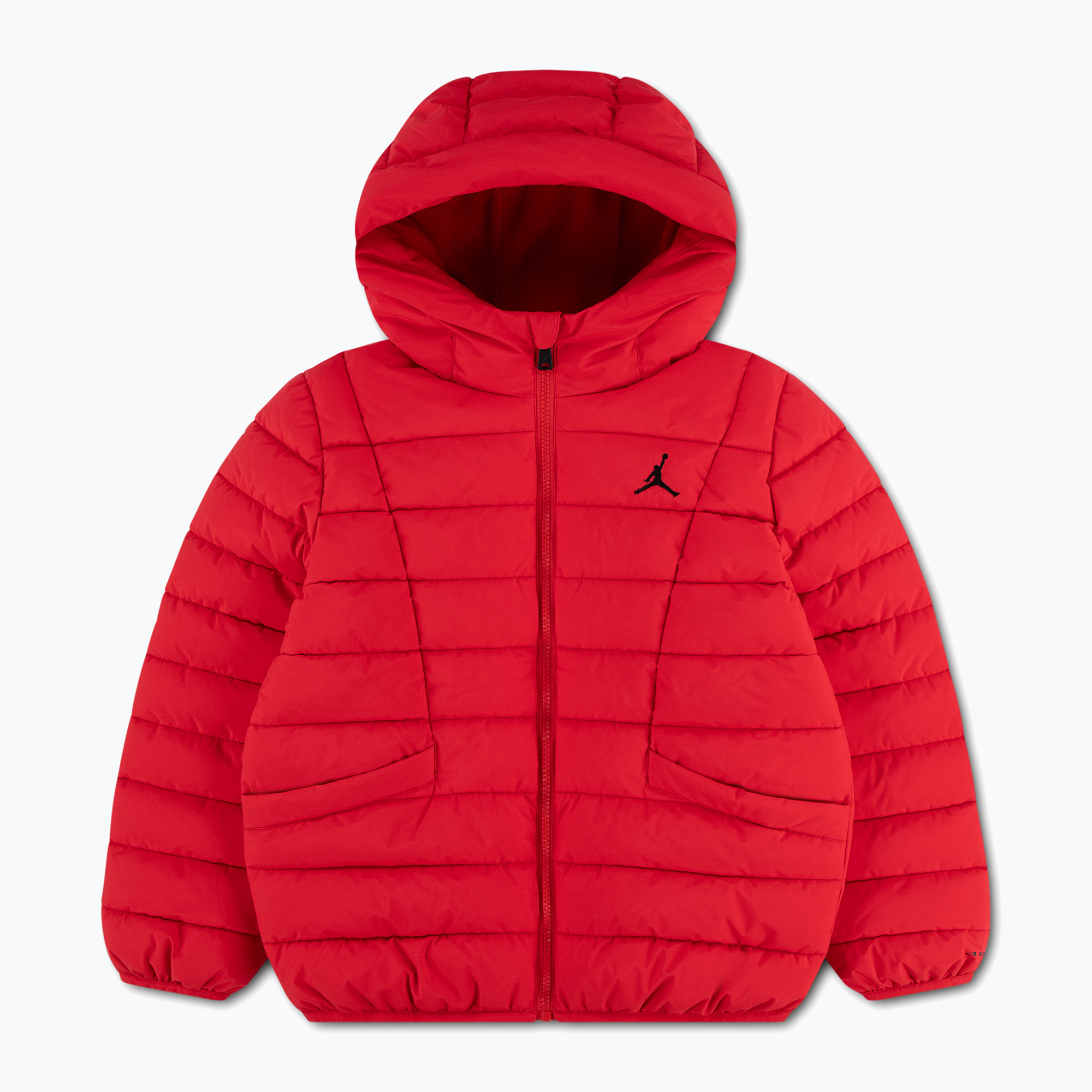 Детско яке Jordan Midweight Puffer W/Pipping university red