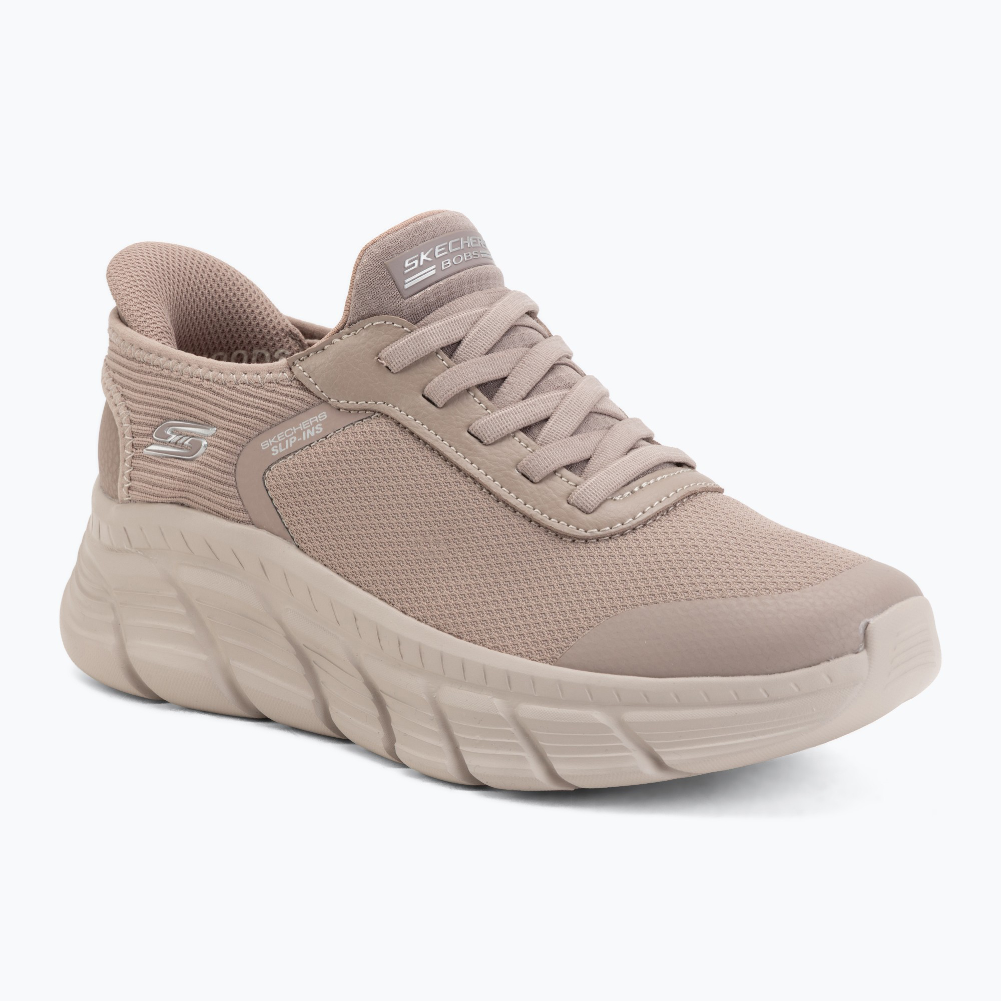 Dámske topánky SKECHERS Bobs B Flex Hi Linear Force gray (Bobs B Flex Hi Linear Force 117391 TPE)