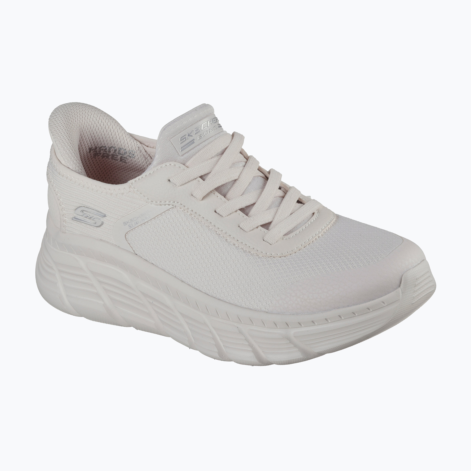 Дамски обувки SKECHERS Bobs B Flex Hi Linear Force white