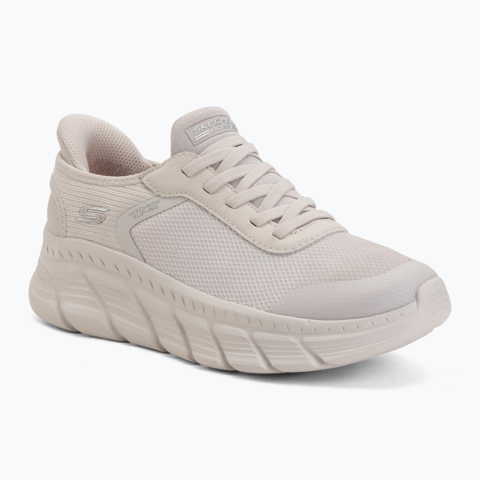 Дамски обувки SKECHERS Bobs B Flex Hi Linear Force white