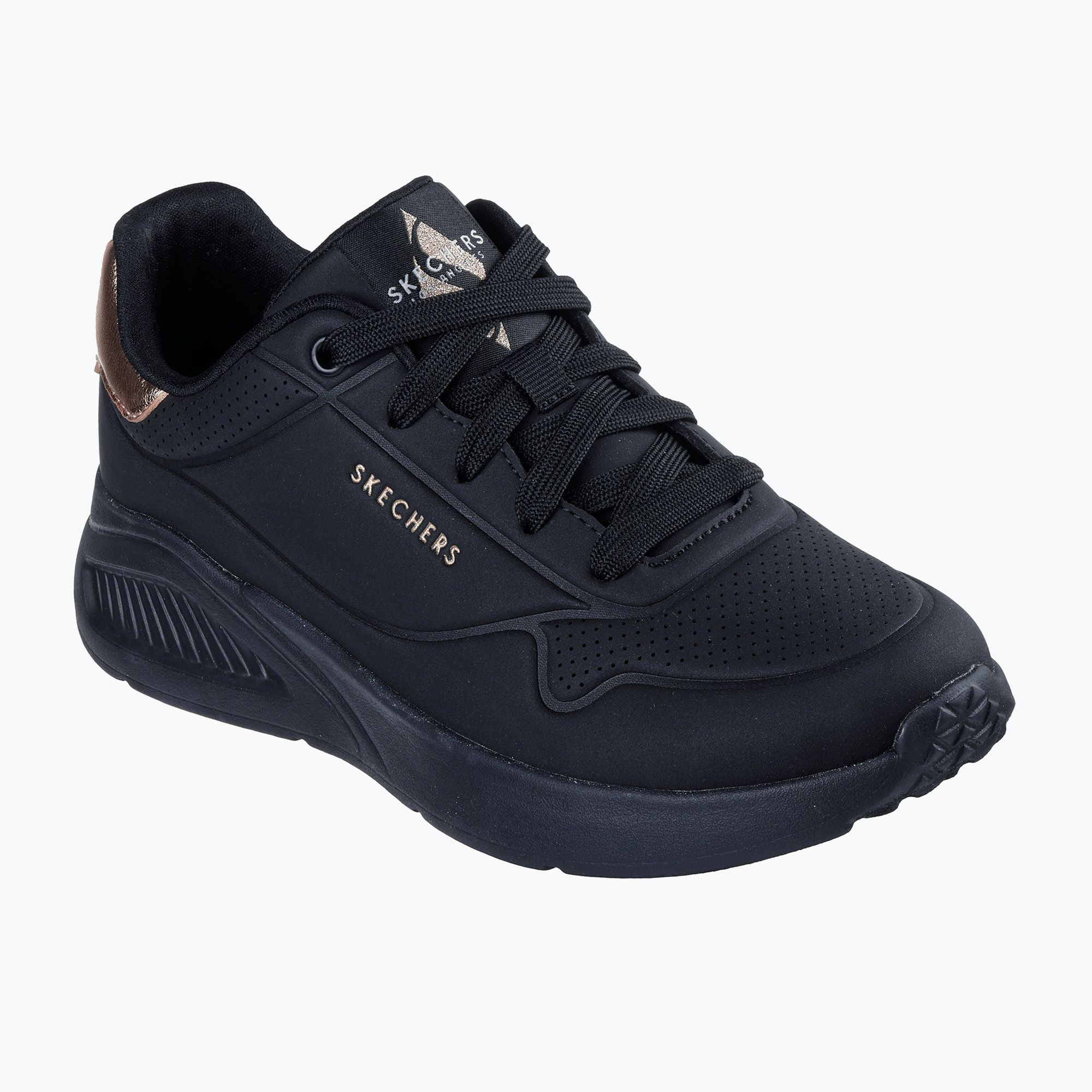 Buty damskie Skechers Uno Lite Shimmer Along black 