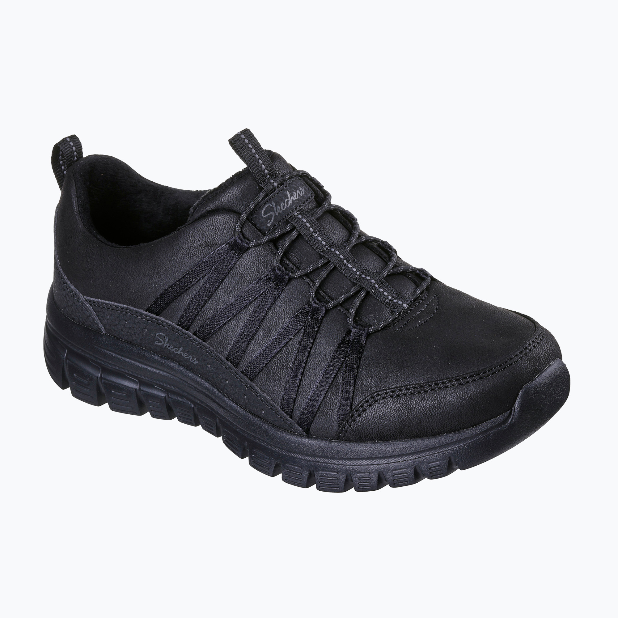Buty damskie SKECHERS Graceful Cozy Hug black 