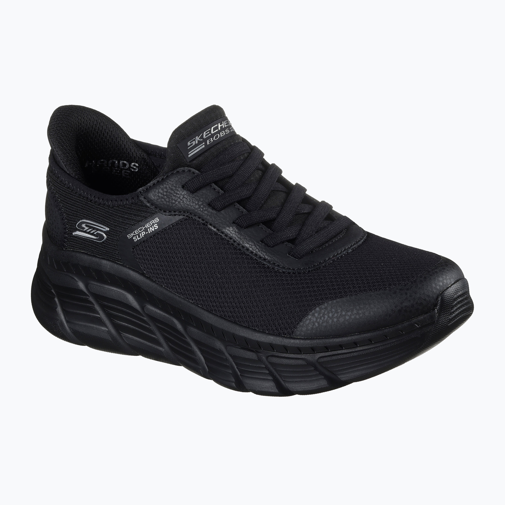 Дамски обувки SKECHERS Bobs B Flex Hi Linear Force black