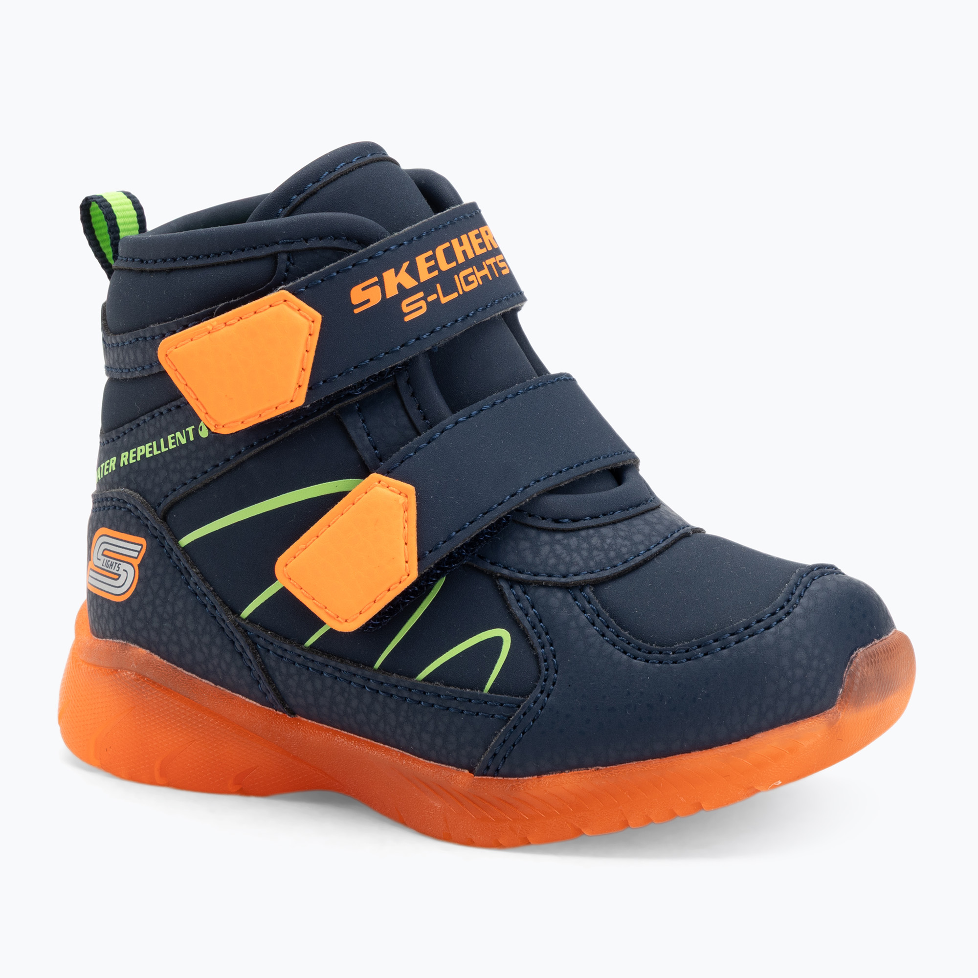 Buty dziecięce SKECHERS Illumi-Brights Splash Beams navy/orange 