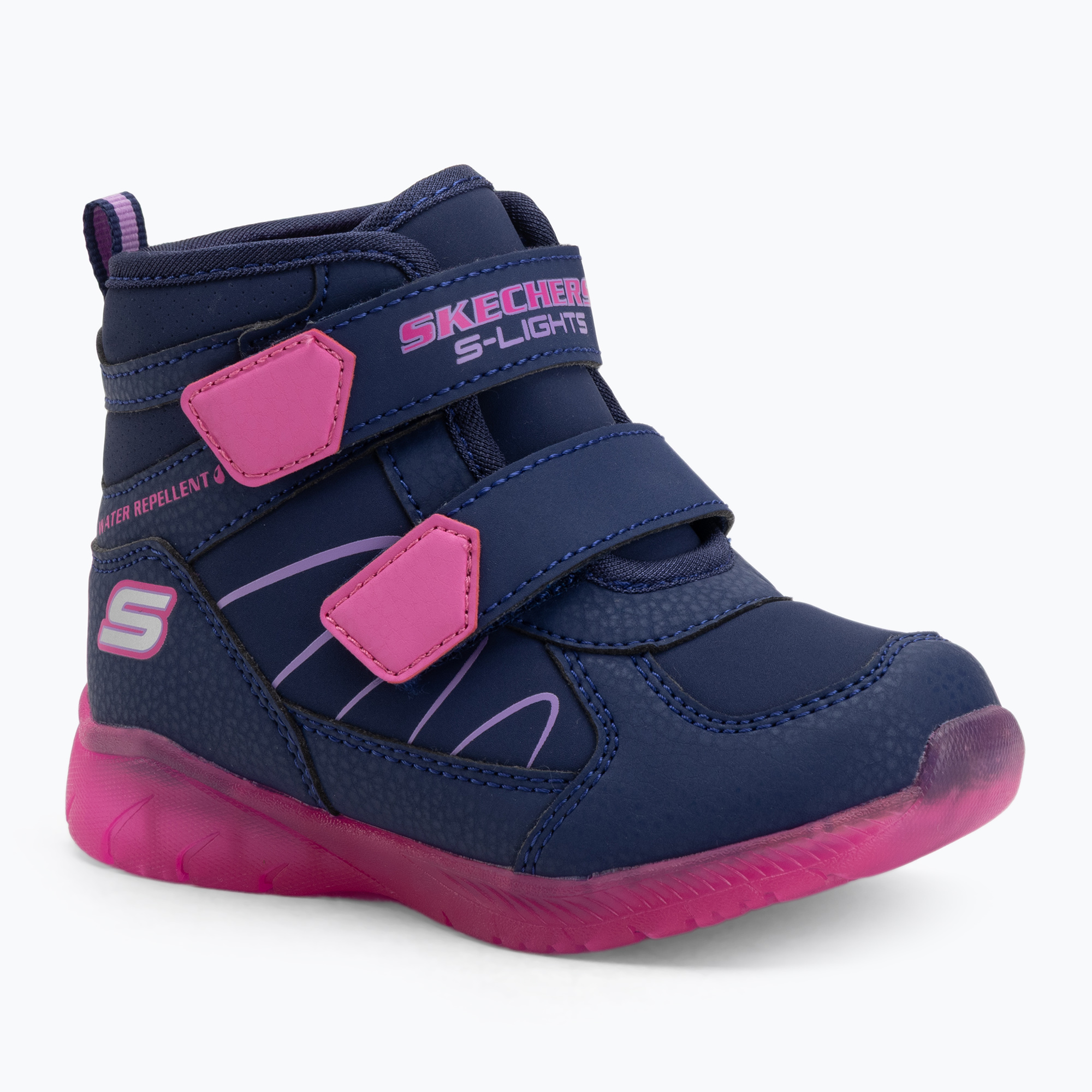 Buty dziecięce SKECHERS Illumi-Brights Polar Steppers navy/multi 