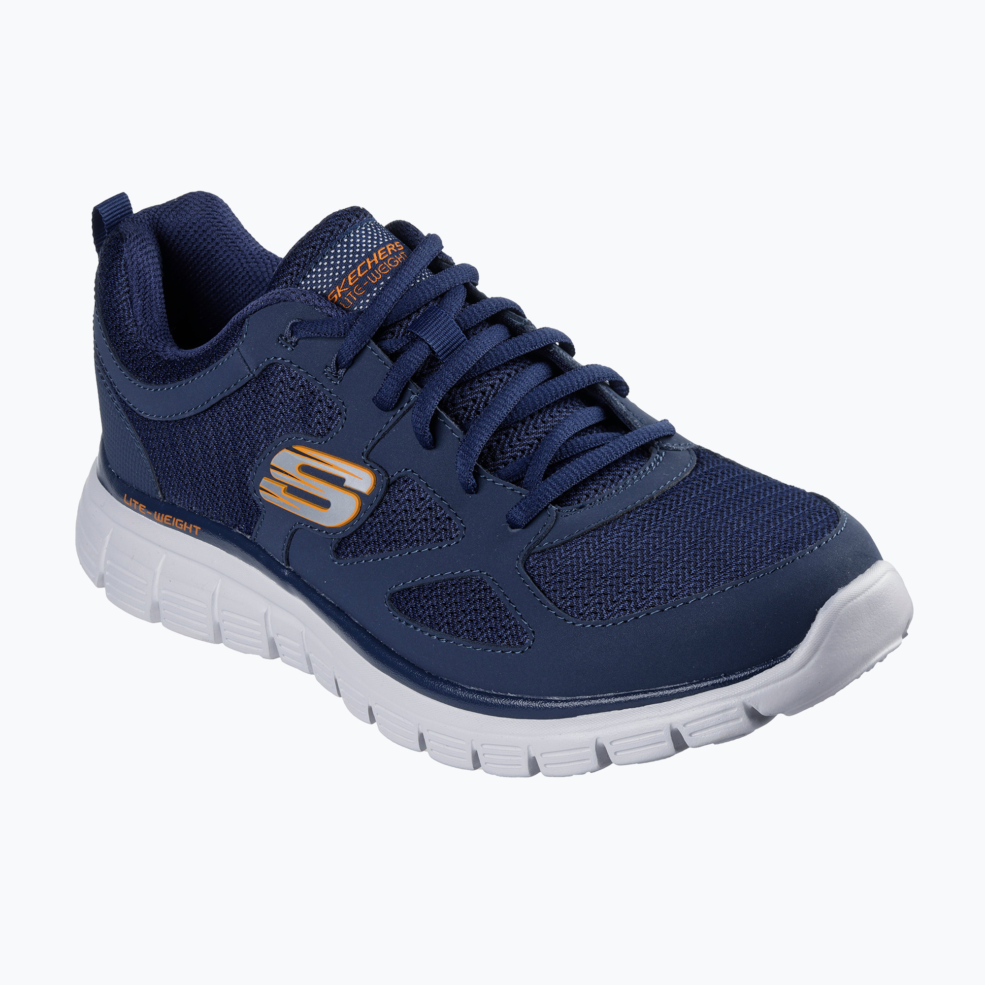 Buty męskie SKECHERS Burns Agoura navy/orange 