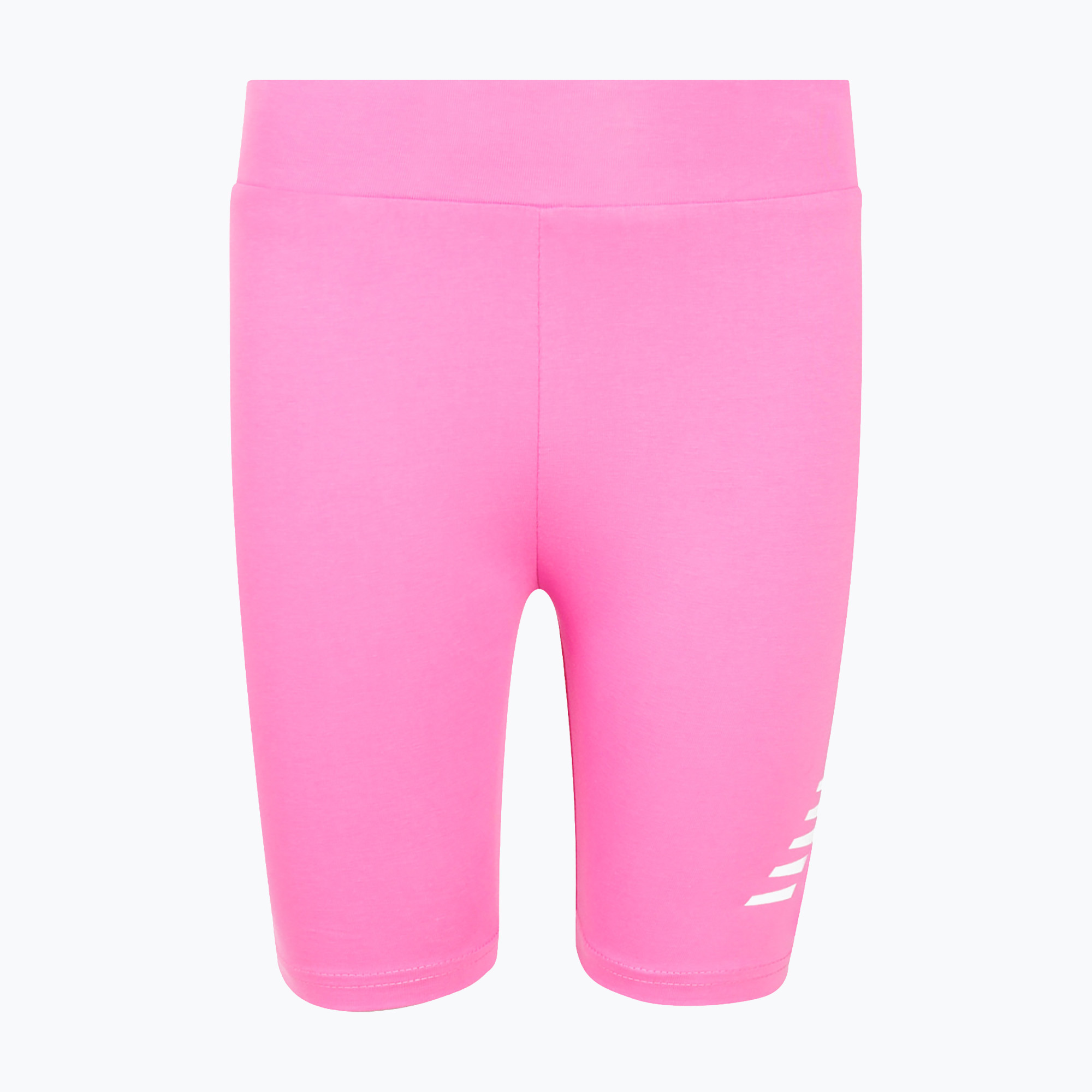 Spodenki dziecięce New Balance Stacked Logo Cycle pink satin 