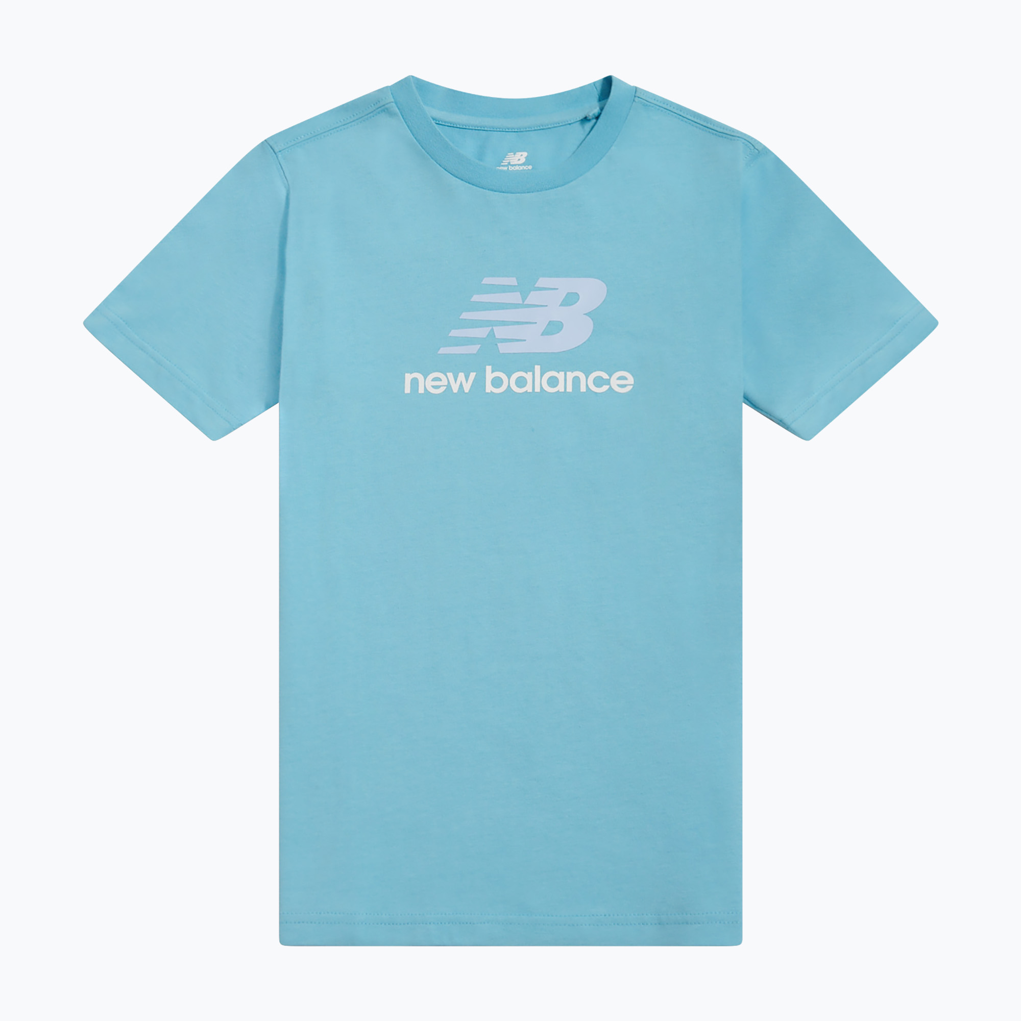 Детска тениска New Balance Jersey Stacked Logo Tee taffy blue