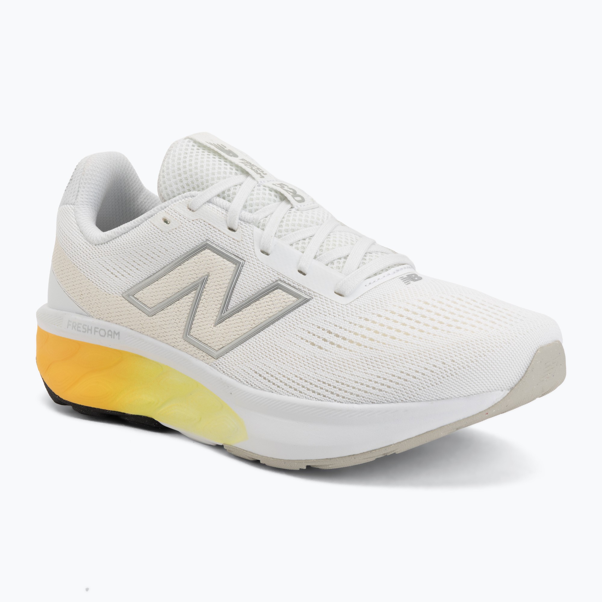 Buty do biegania męskie New Balance Fresh Foam 520's V9 white/silver metallic/satsuma orange | WYSYŁKA W 24H | 30 DNI NA ZWROT