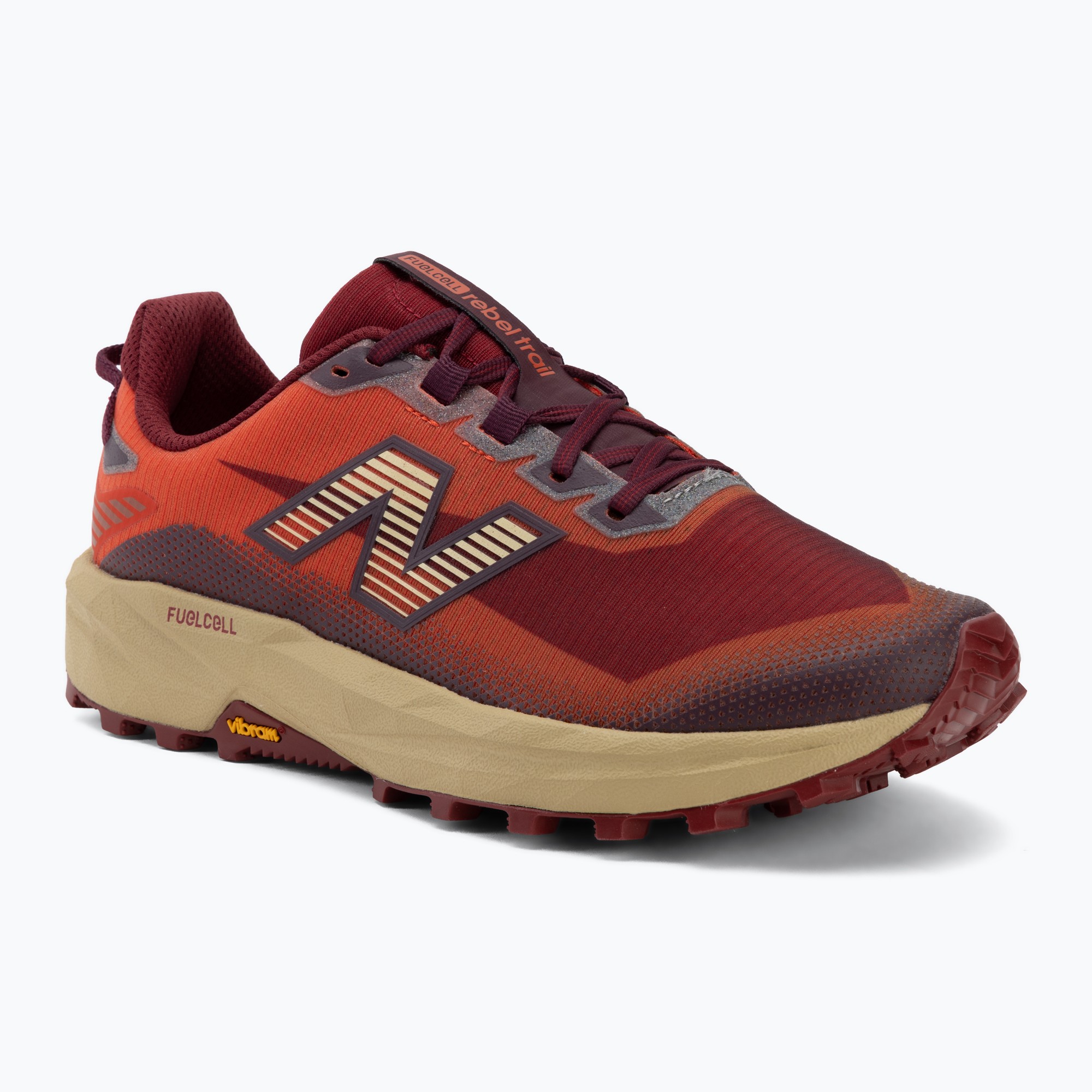 Buty do biegania męskie New Balance Rebel Trail V1 maple/neo flame 