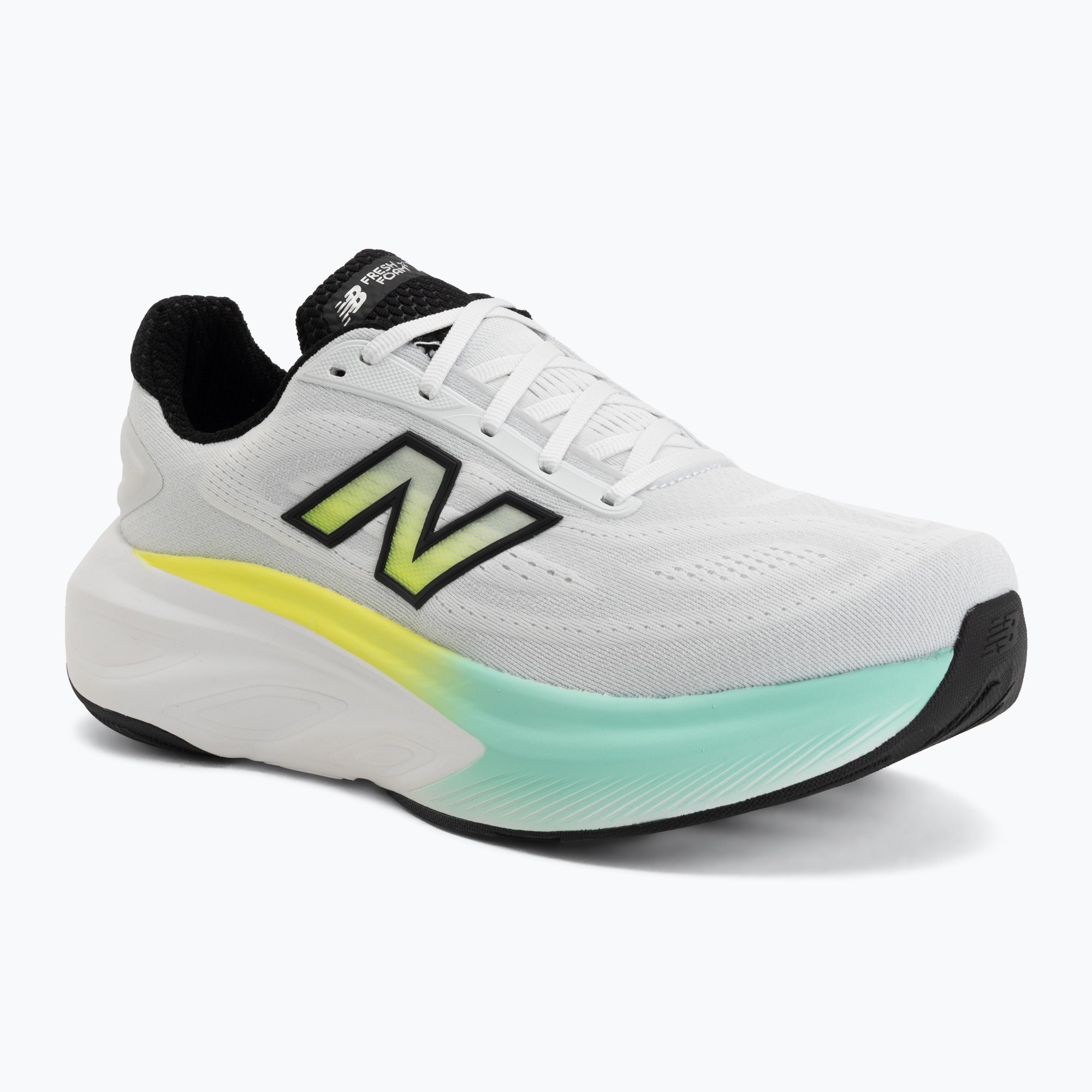Buty do biegania męskie New Balance Fresh Foam More V6 white/bright mint 