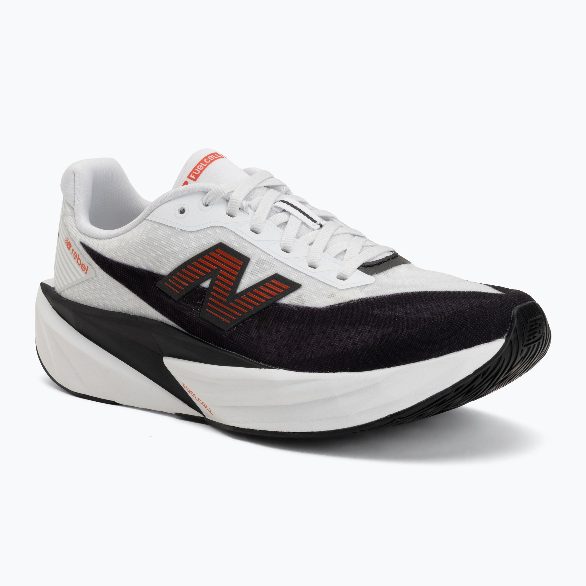 Buty do biegania męskie New Balance FuelCell Rebel V5 white/neo flame | WYSYŁKA W 24H | 30 DNI NA ZWROT
