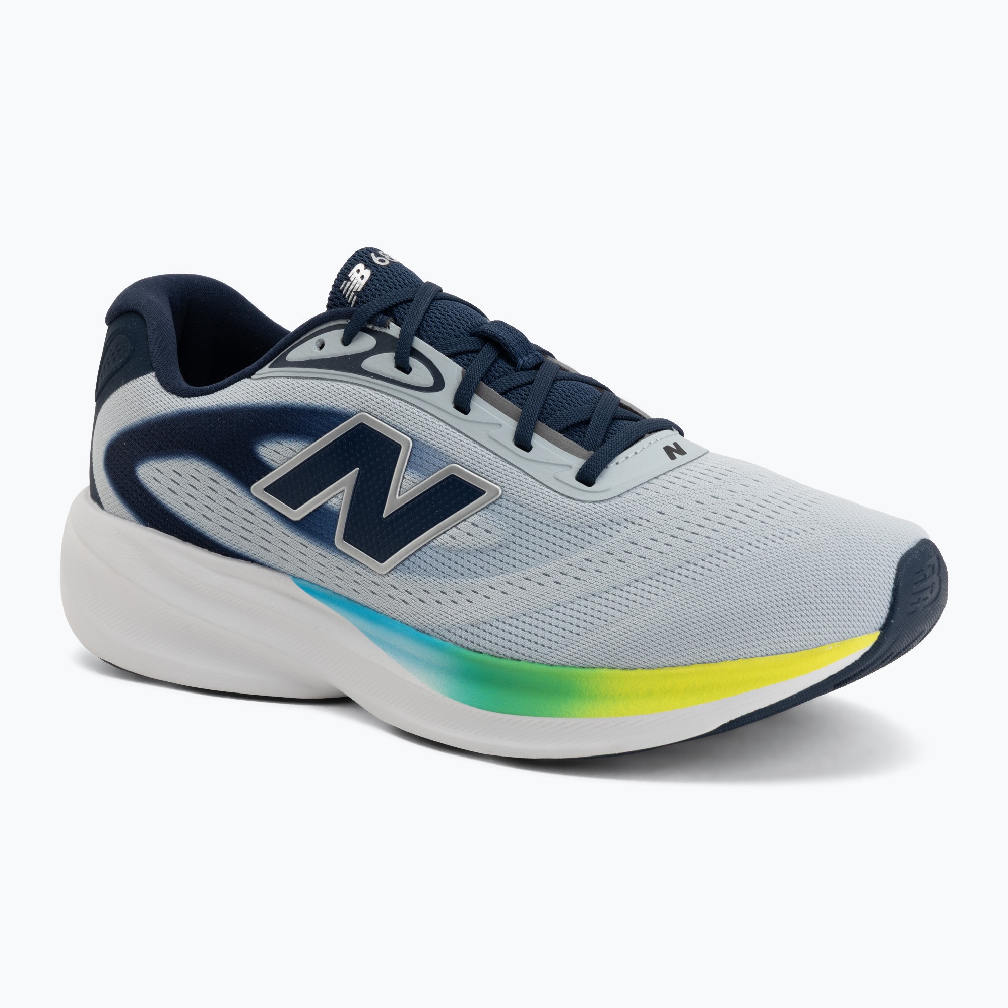 Buty do biegania męskie New Balance Fresh Foam 680's V9 light zinc blue/altitude/alkaline green 
