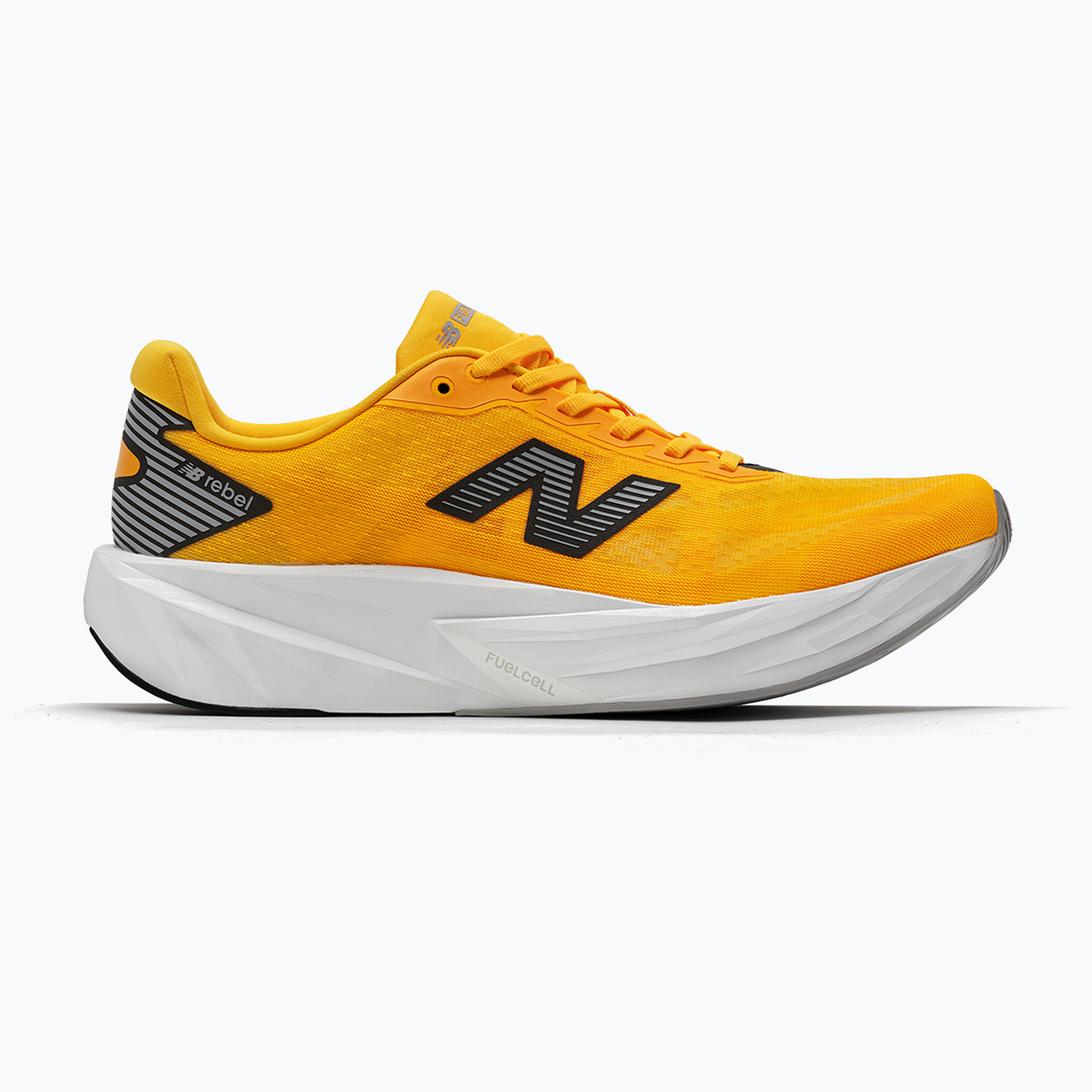 Pánske bežecké topánky New Balance FuelCell Rebel V5 satsuma orange/grey matter