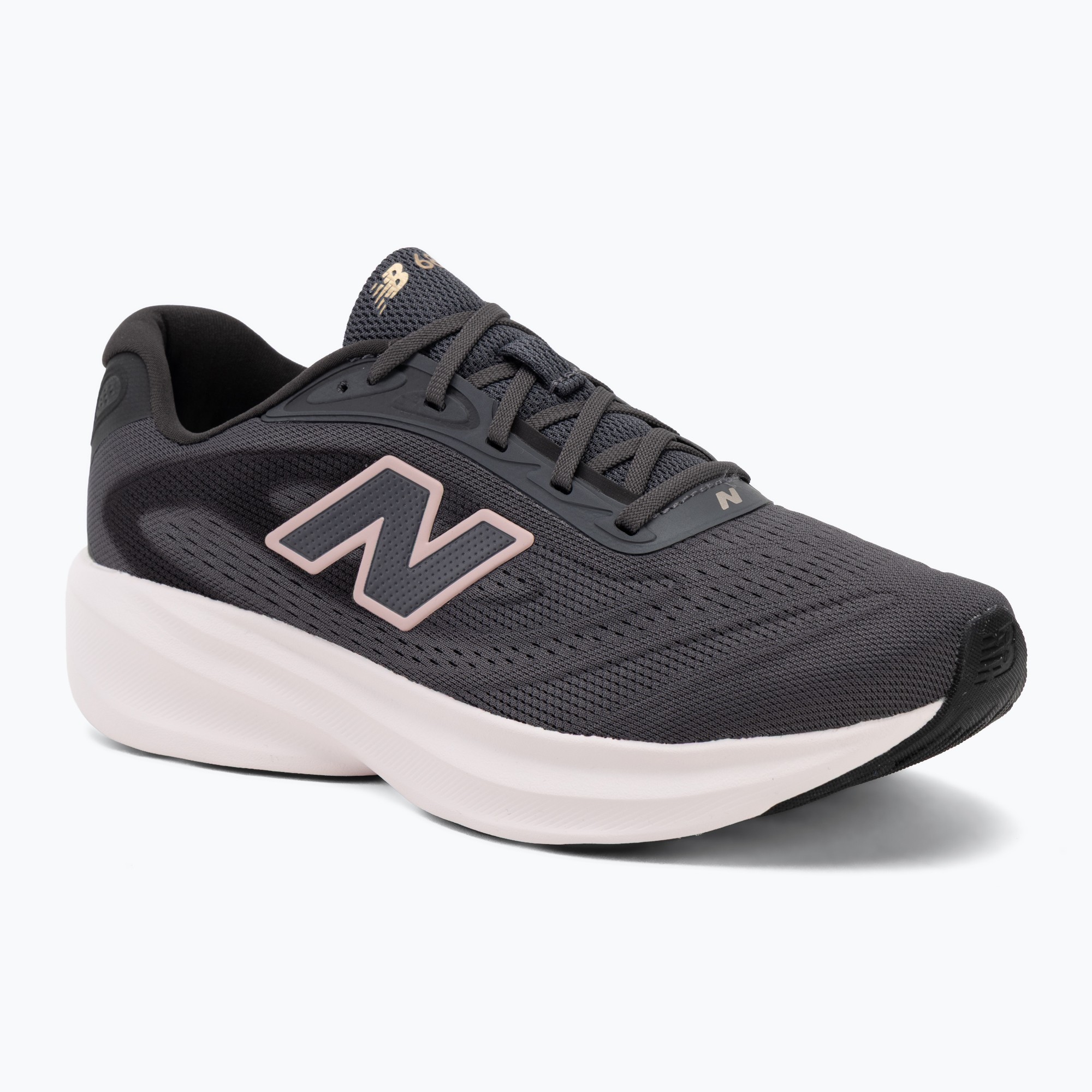 Buty do biegania damskie New Balance Fresh Foam 680's V9 black cement/pink salt 