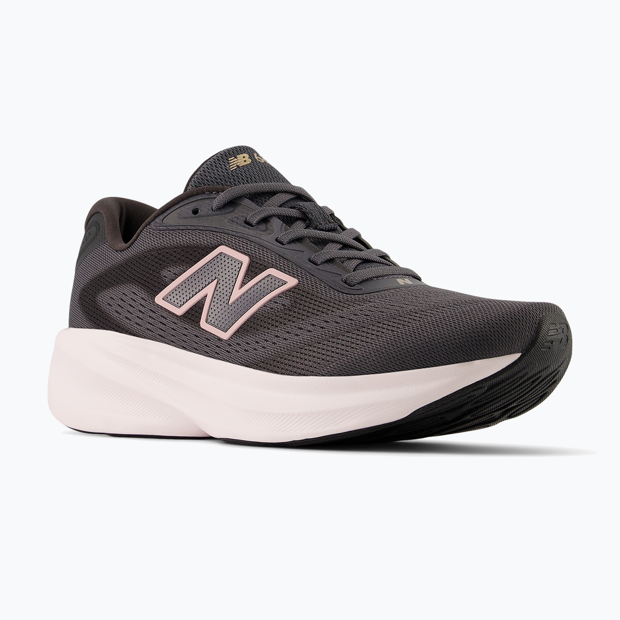 Buty do biegania damskie New Balance Fresh Foam 680's V9 black cement/pink salt 
