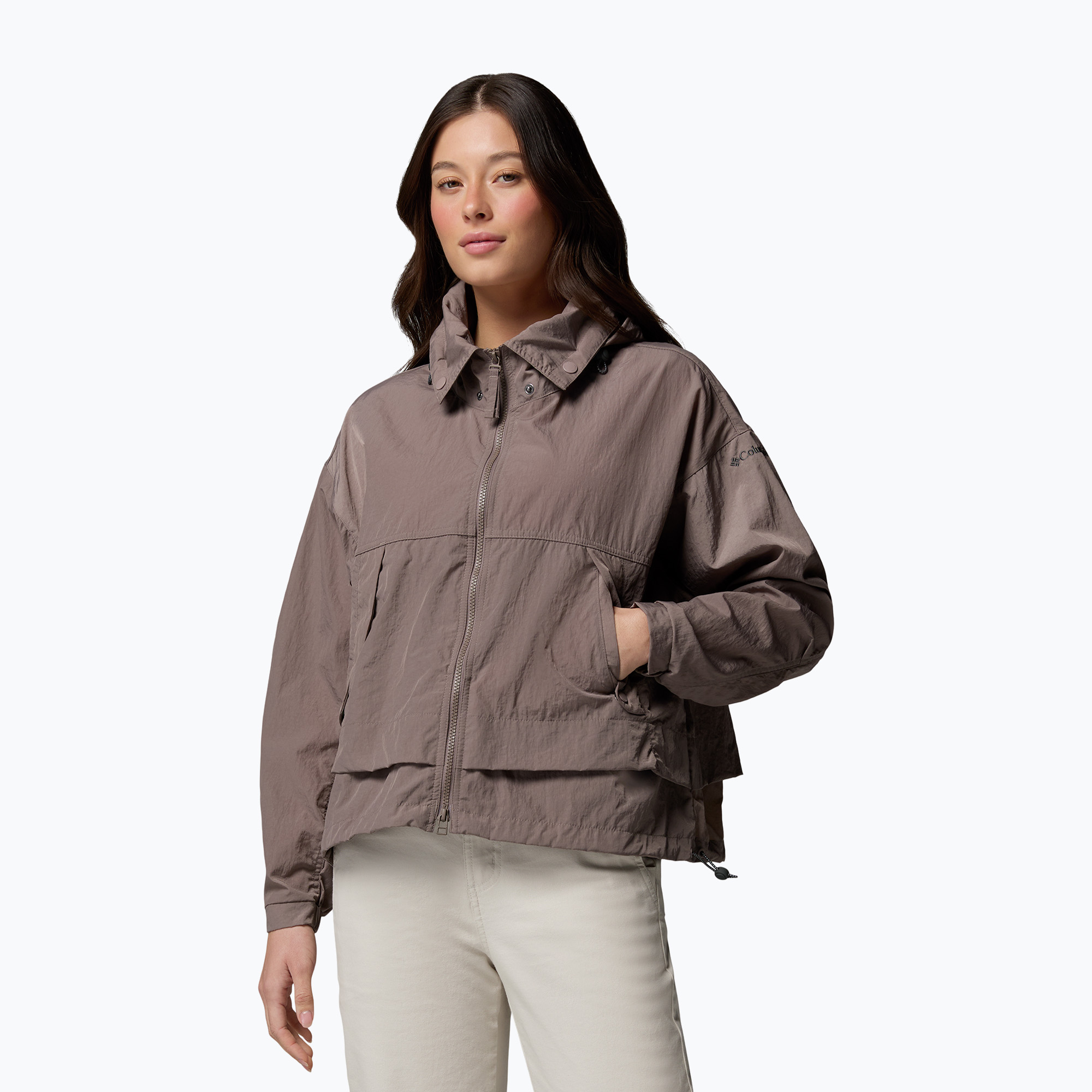 Kurtka przeciwwiatrowa damska Columbia Paracutie II Windbreaker iron 