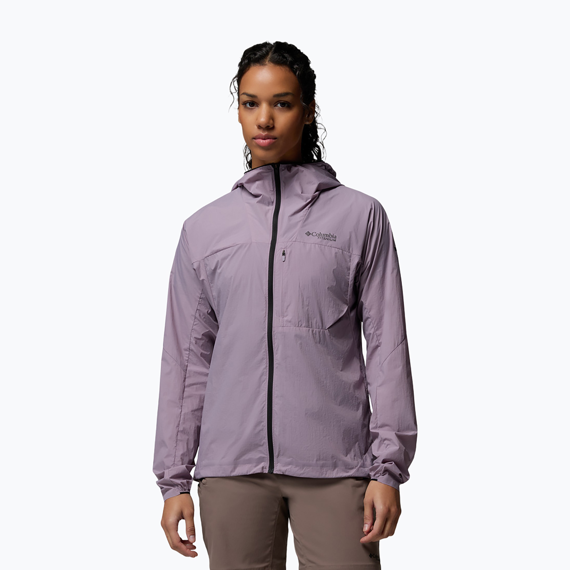 Дамско ветроустойчиво яке Columbia Khyex Pro Wind shale purple