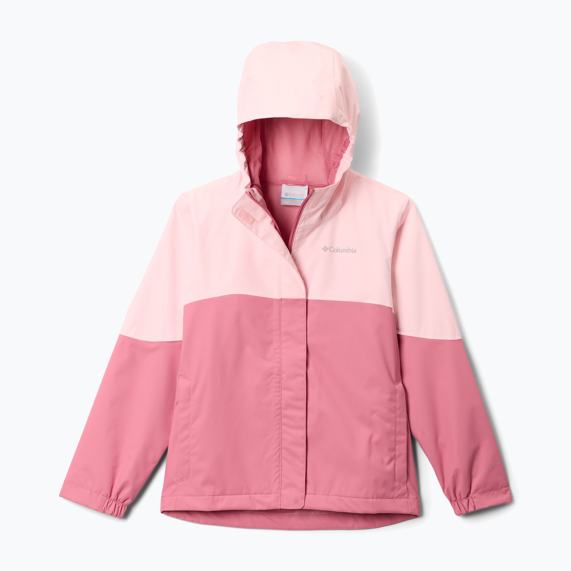 Kurtka przeciwdeszczowa dziecięca Columbia Hikebound II satin pink/rosette 