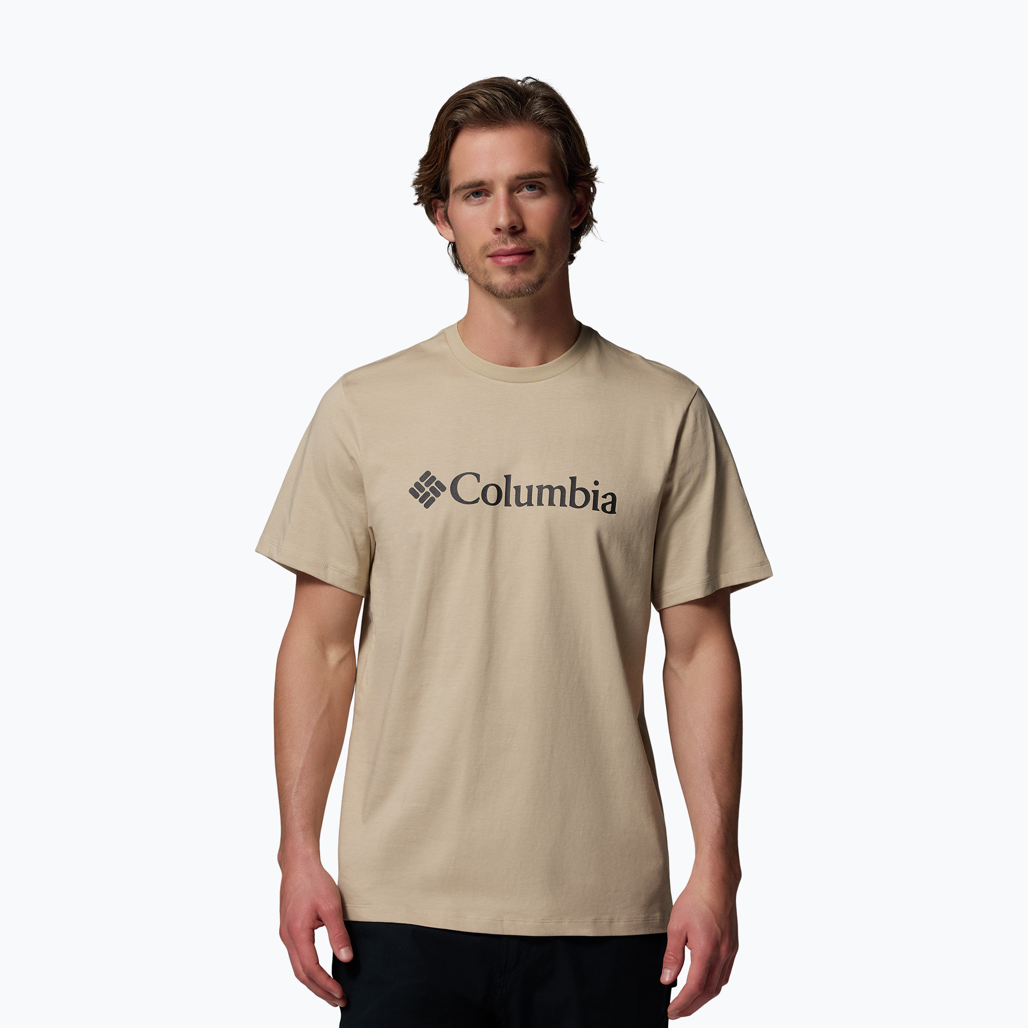 Koszulka męska Columbia CSC Basic Logo Tee ancient fossil/gem columbia 