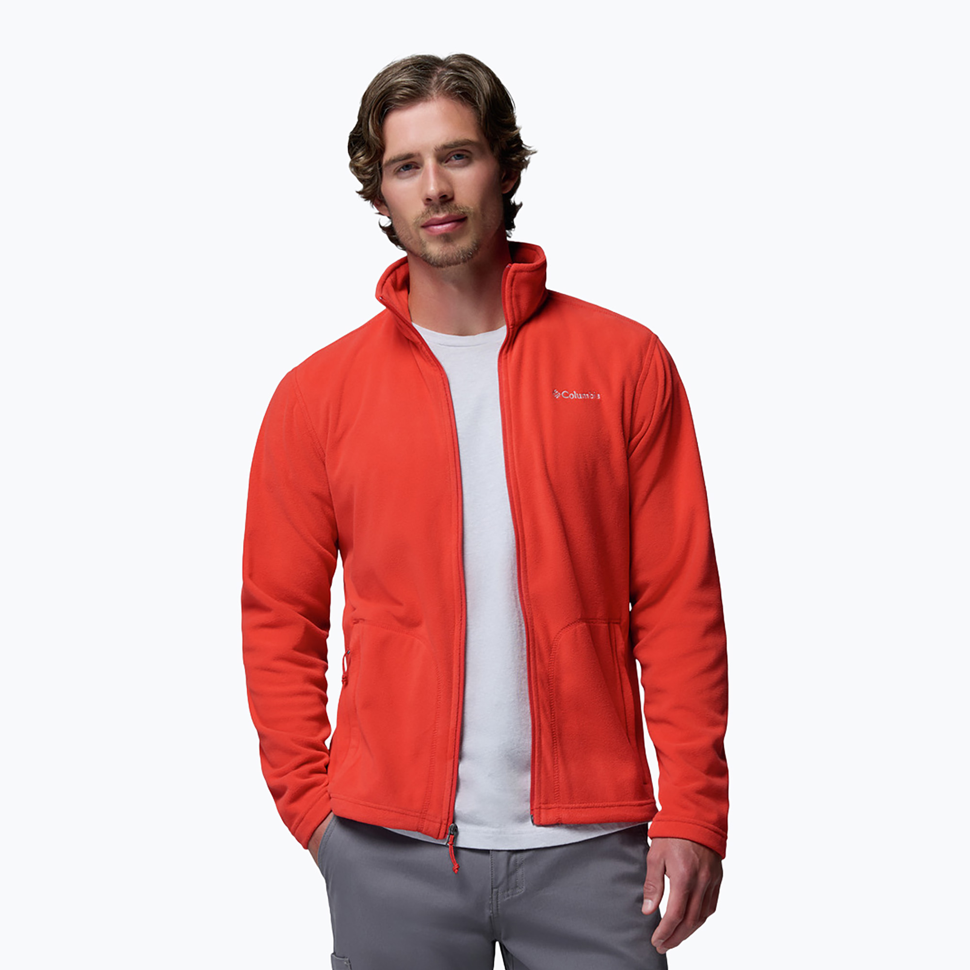 Bluza polarowa męska Columbia Fast Trek Light Full Zip Fleece super sonic 